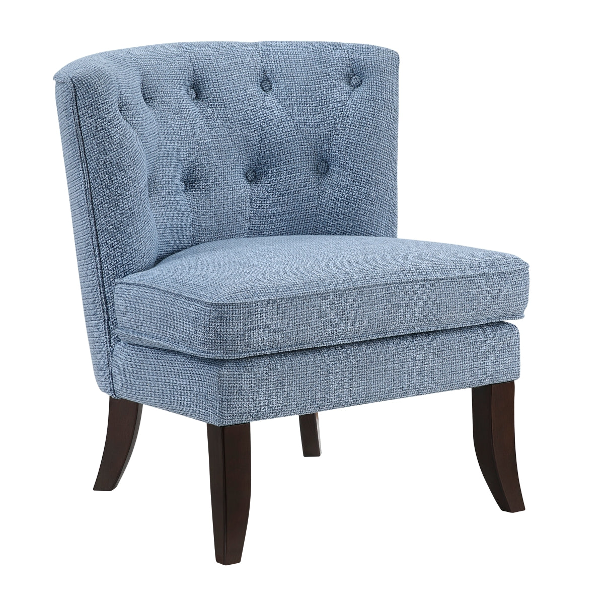 Melrose Collection Accent Chair in Blue | CastleUp Experience Centre Online Furniture