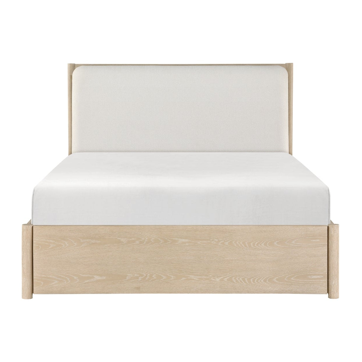 Matteo Collection soft modern bedroom set by MAZ featuring a bed, nightstands, and dresser with sleek contemporary design.