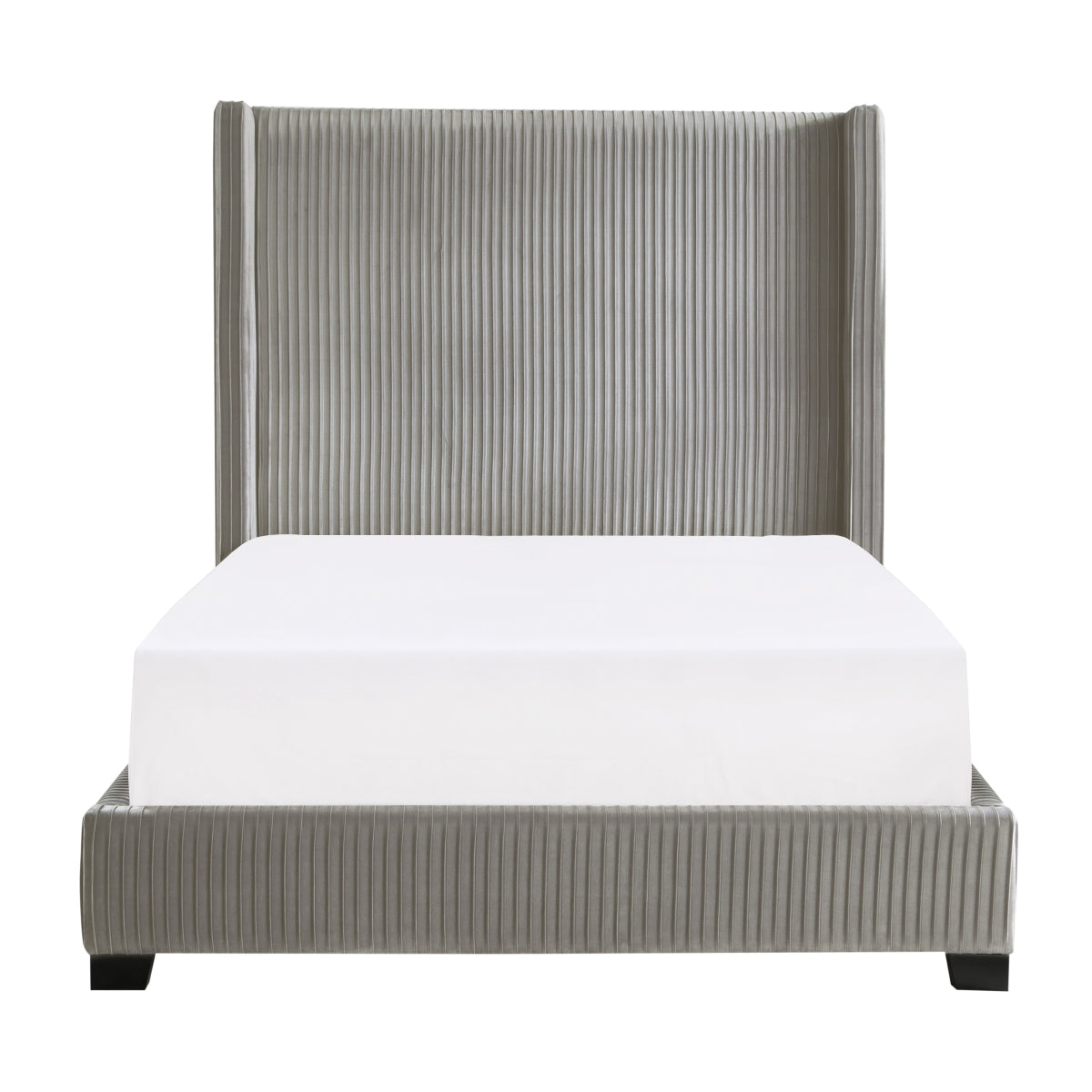 Glenbury Upholstered Bed in Taupe | CastleUp Experience Centre Online Furniture