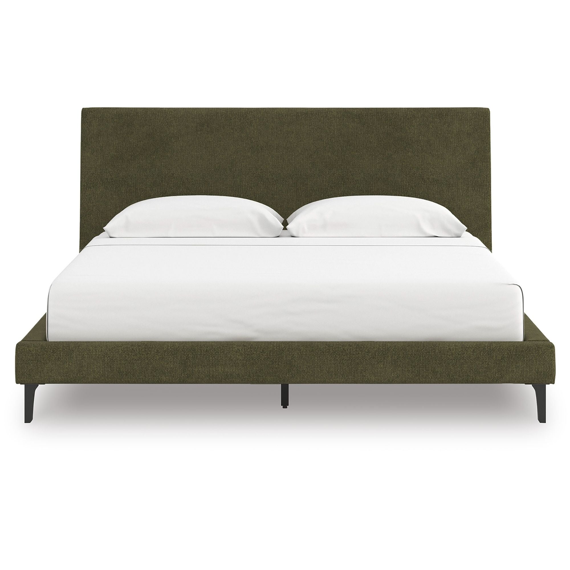 Signature Ashley Chirason UPH bed with roll slats, showcasing a modern wooden bed frame with a headboard and sleek design.