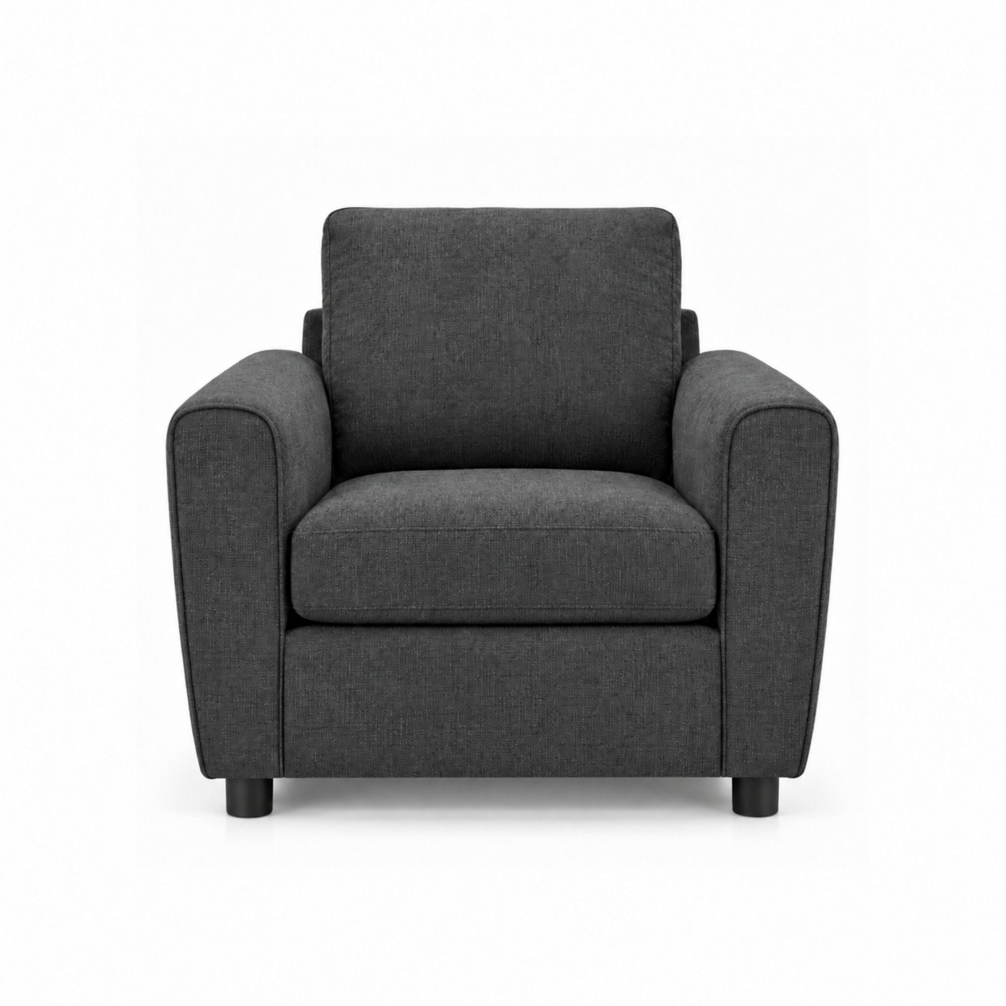 Canadian-made Sofa by Fancy Haven compact sofa set in grey with plush cushions and modern design, perfect for small living spaces.