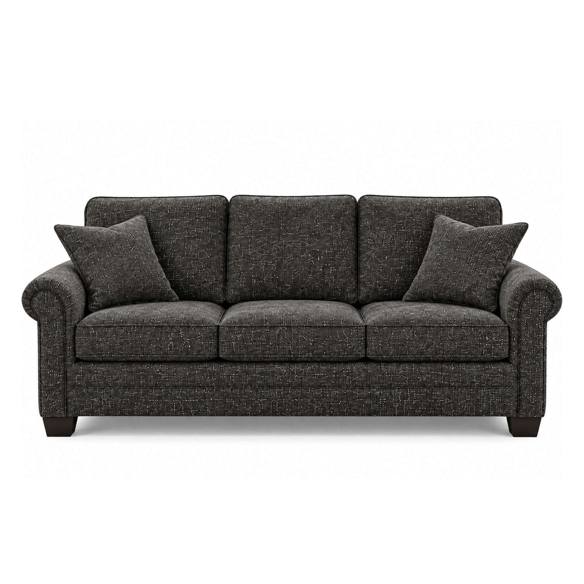 Canadian-made Jeddah Sofa in Dark Grey