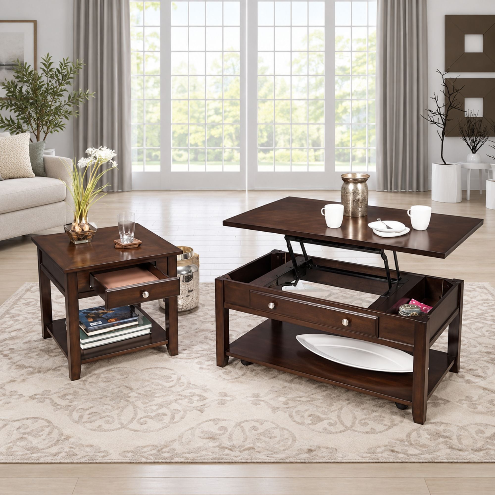 Henderson Lift-top Coffee and End Table