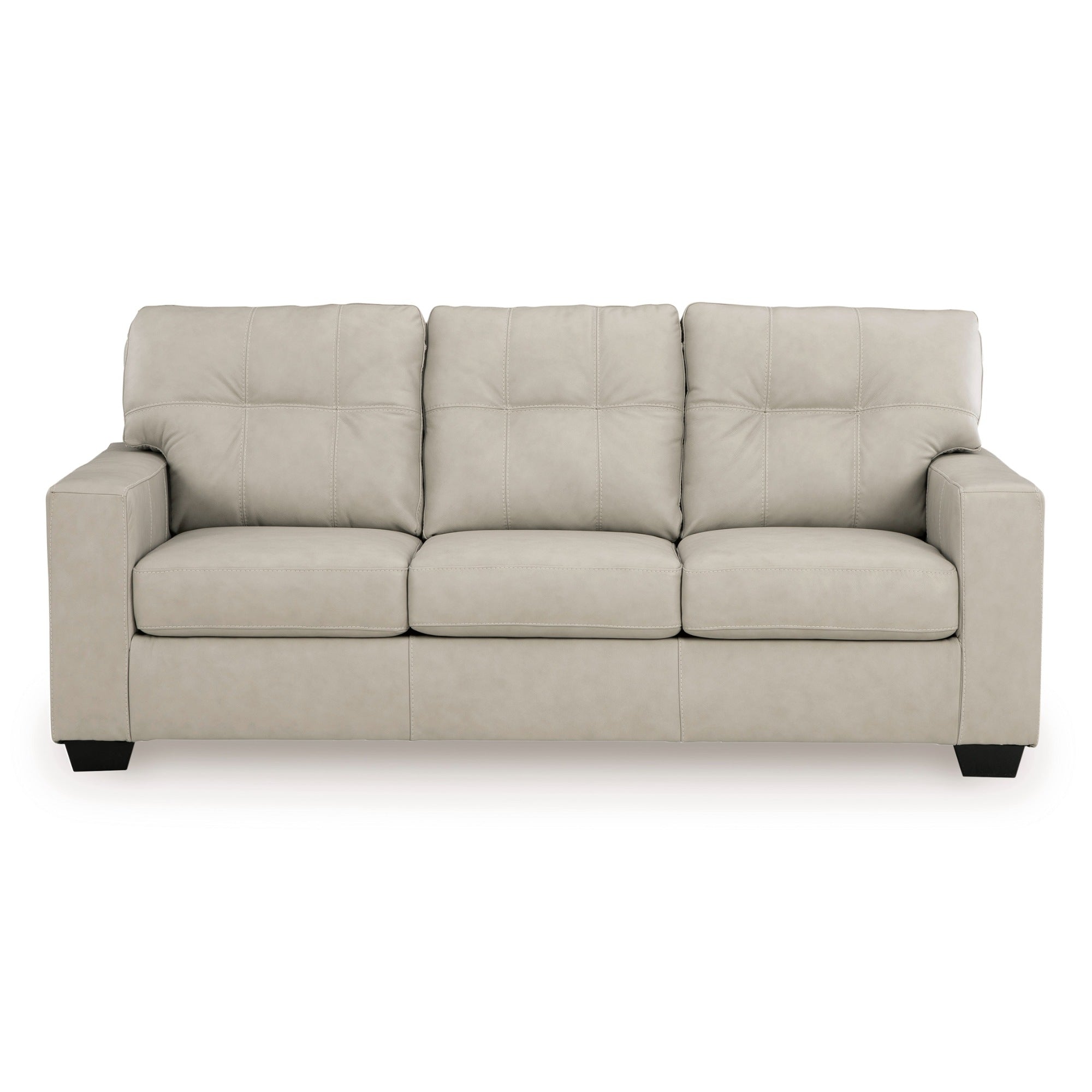 Santorine Leather Sofa Beige