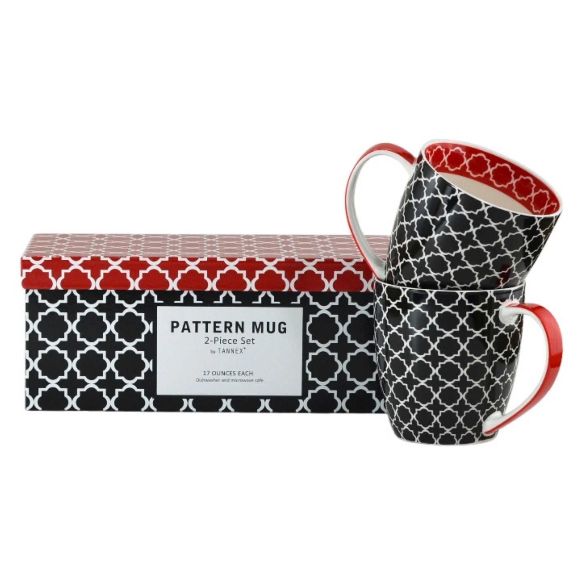 Tannex Coffee Mug Set in Black (Set of 2) | CastleUp Experience Centre Online Furniture