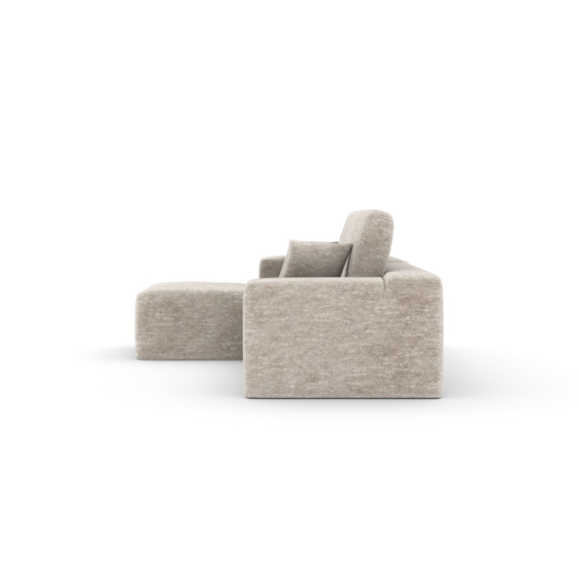 2PC Sectional in Beige 373001