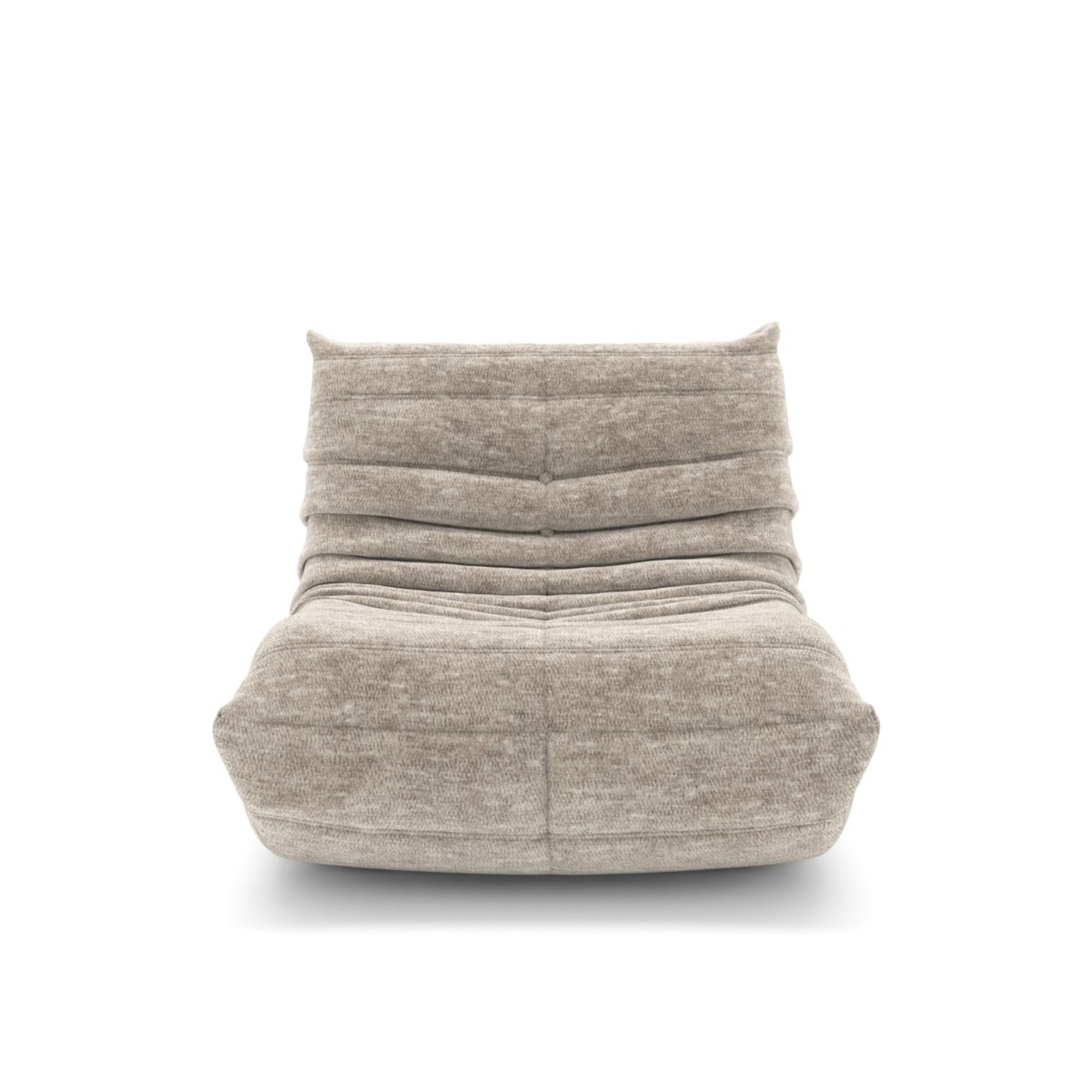 Armless Chair in Beige 40711