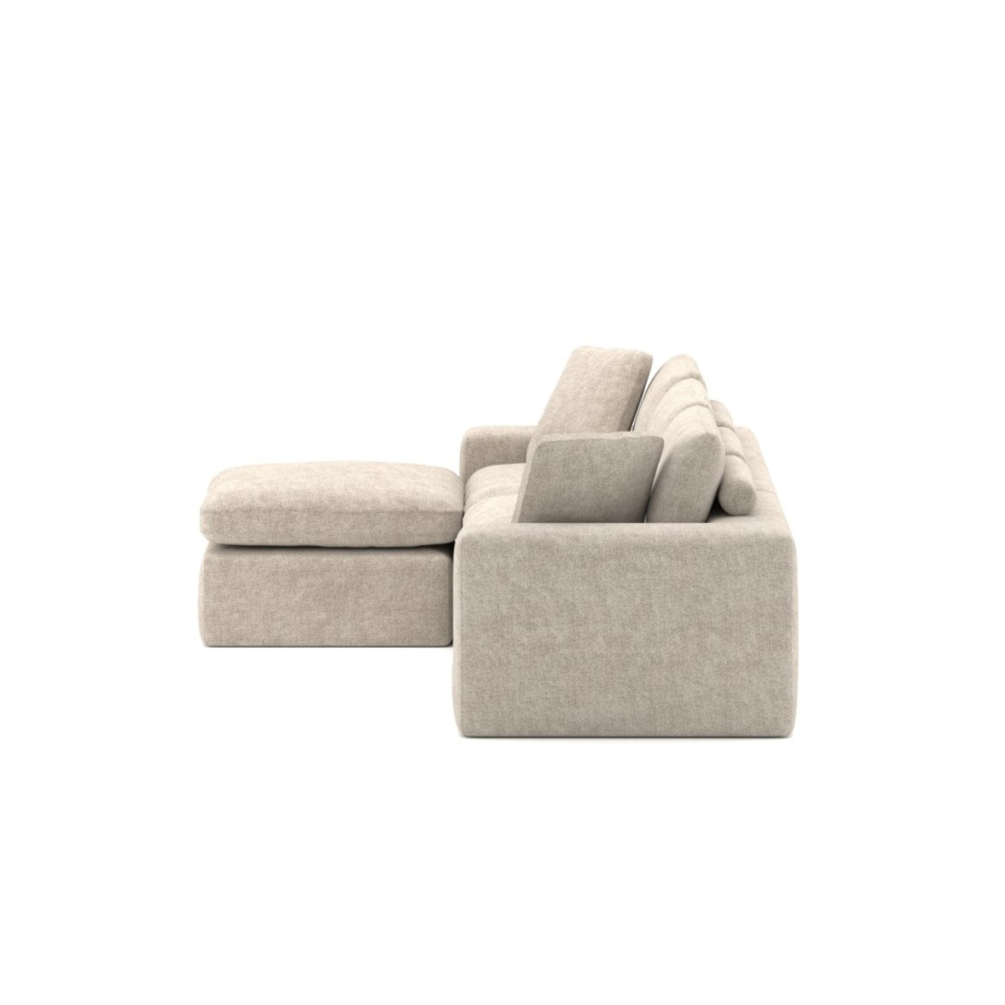 Compression Sectional in Beige 613111