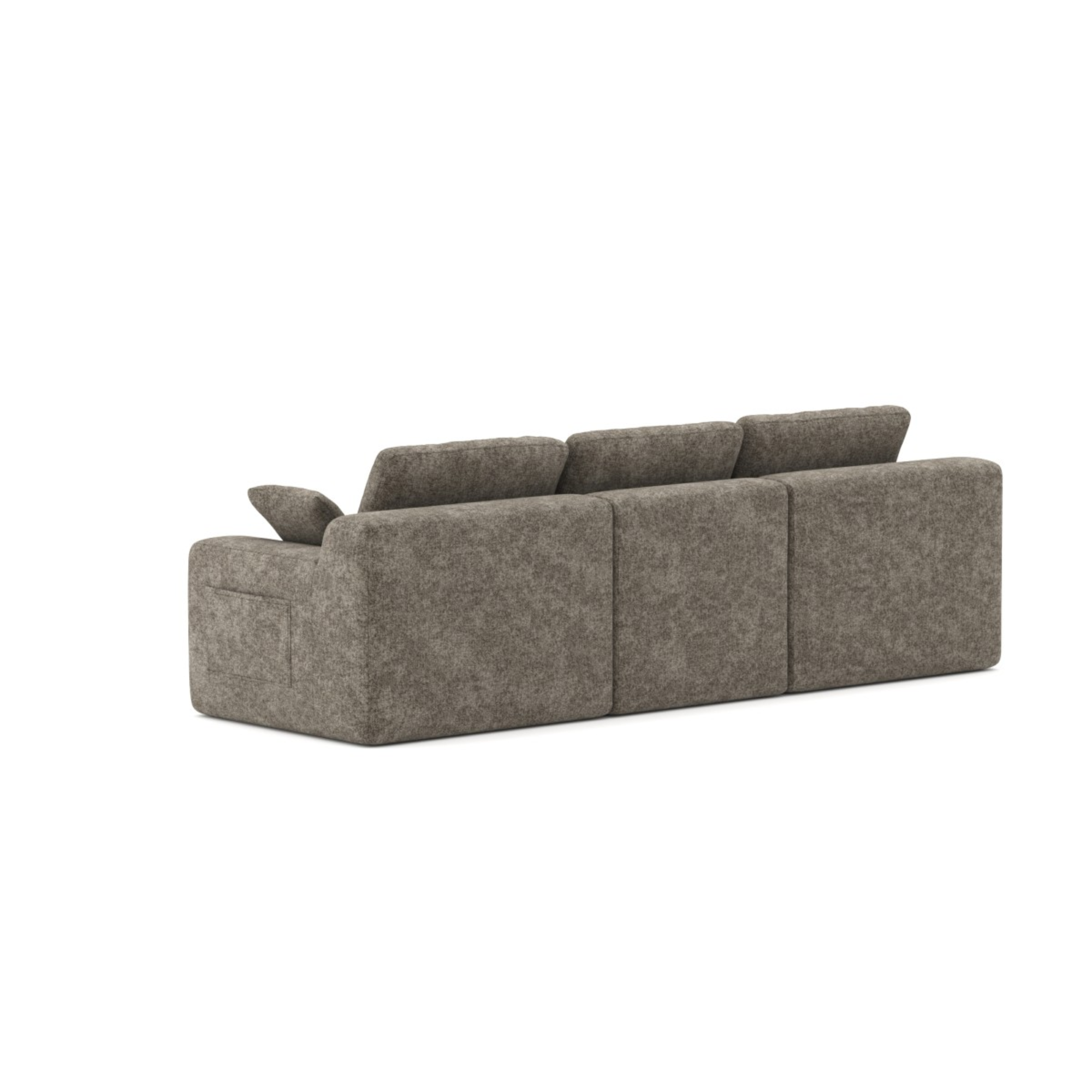 613112 Compression Sectional in Brown.