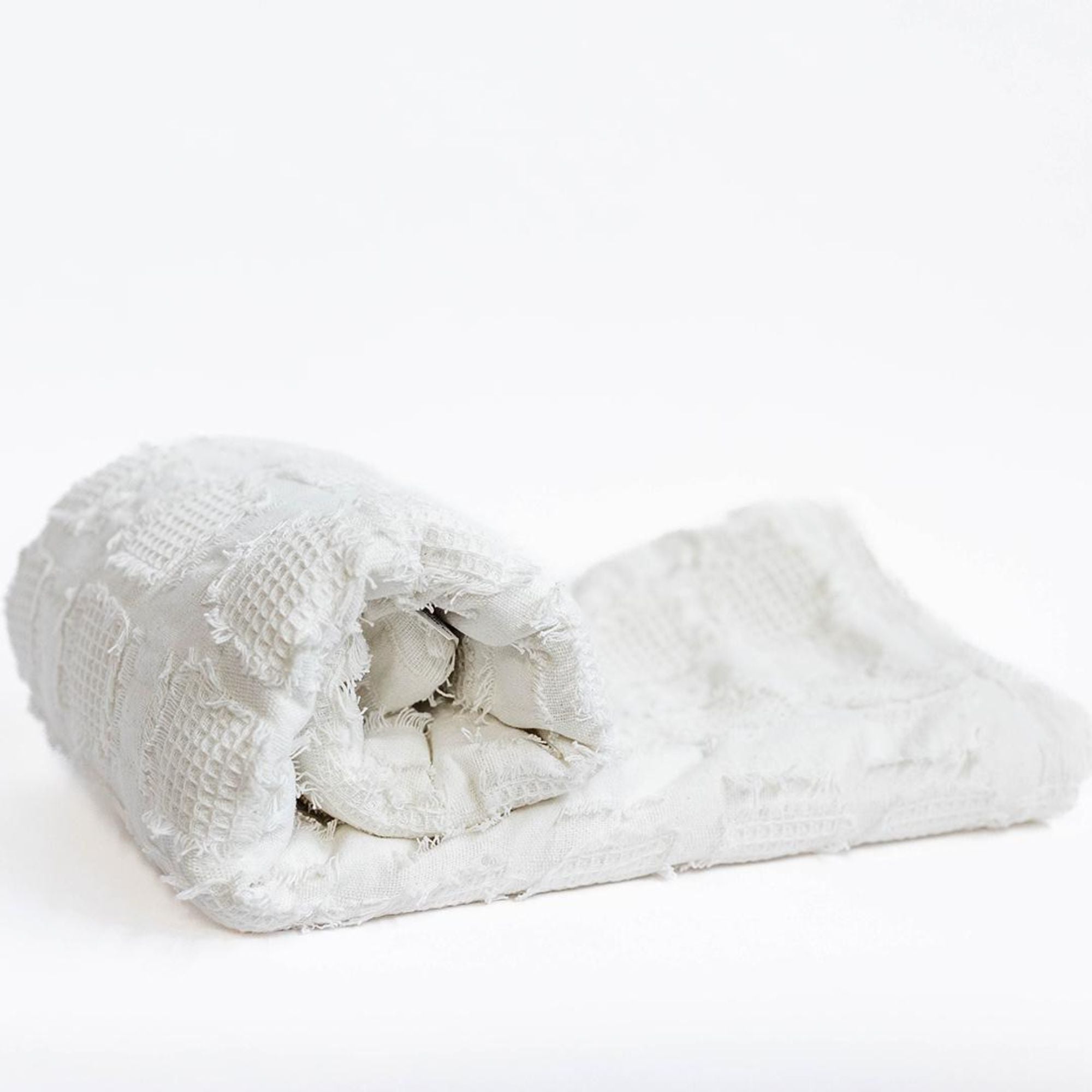 Cotton Throw in White | CastleUp Experience Centre Online Furniture