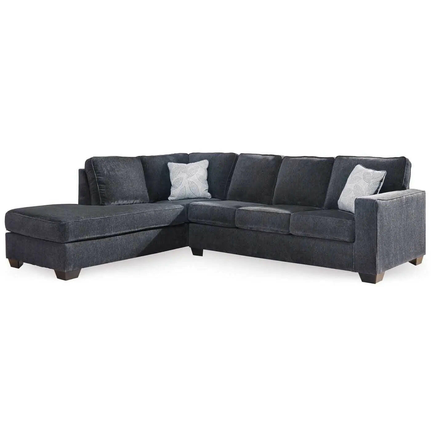 Ashley Altari 2 Piece LFH Chaise Sectional in Slate.