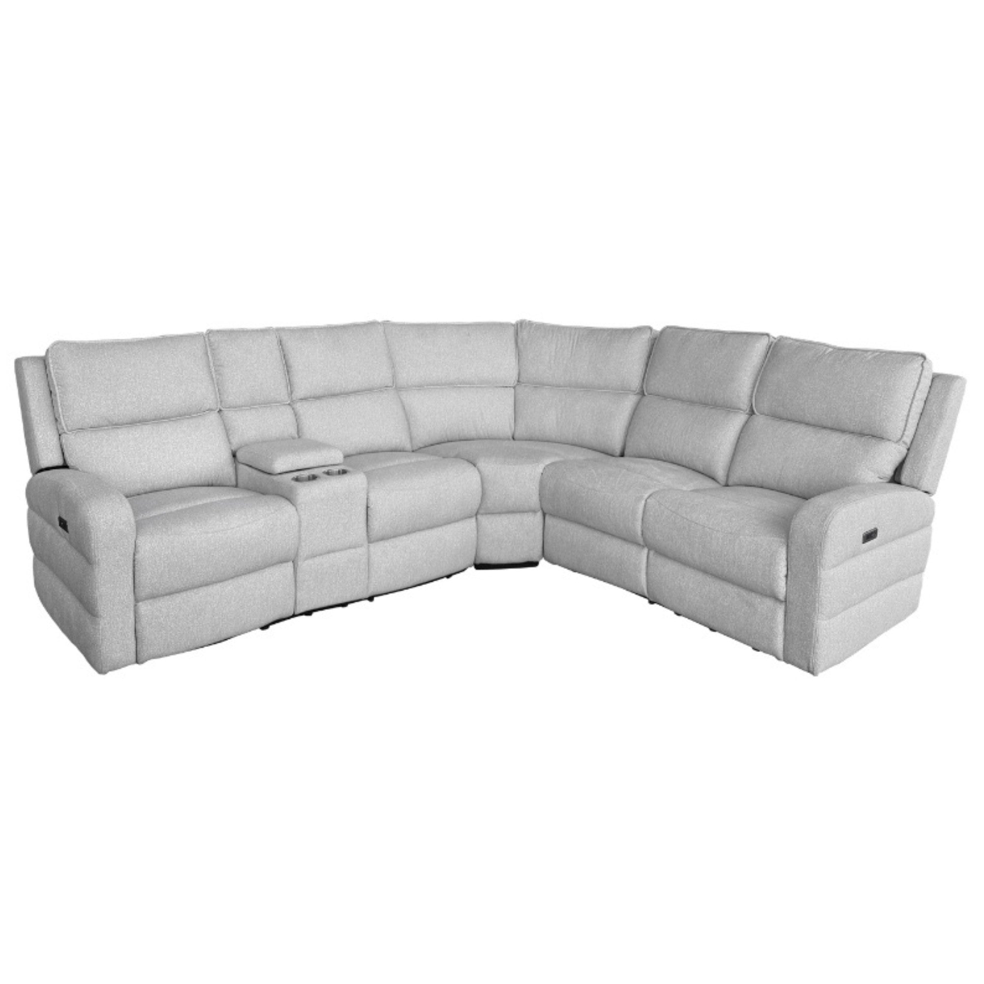 Sectionnel inclinable électrique modulaire 6 pièces Celestia