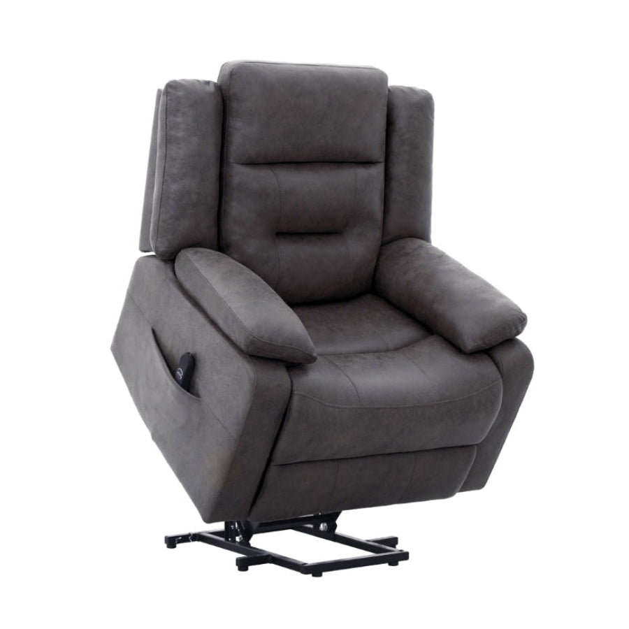 Pike Collection Power Lift Chair in Grey | CastleUp Experience Centre Online Furniture