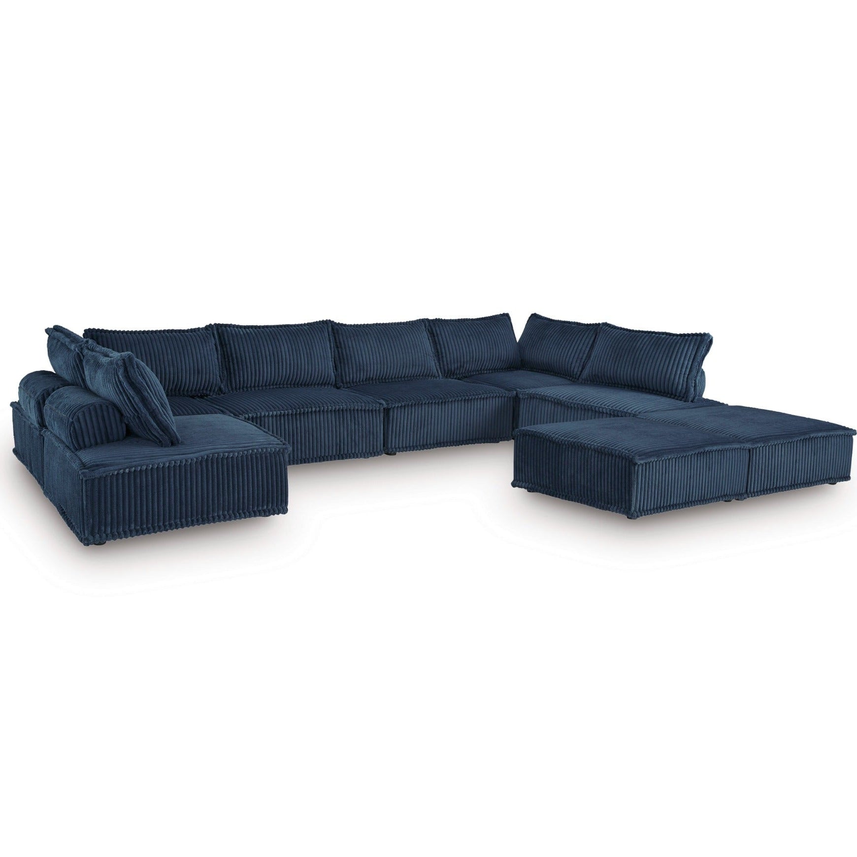 Bales 8-Piece Modular Sectional in Navy