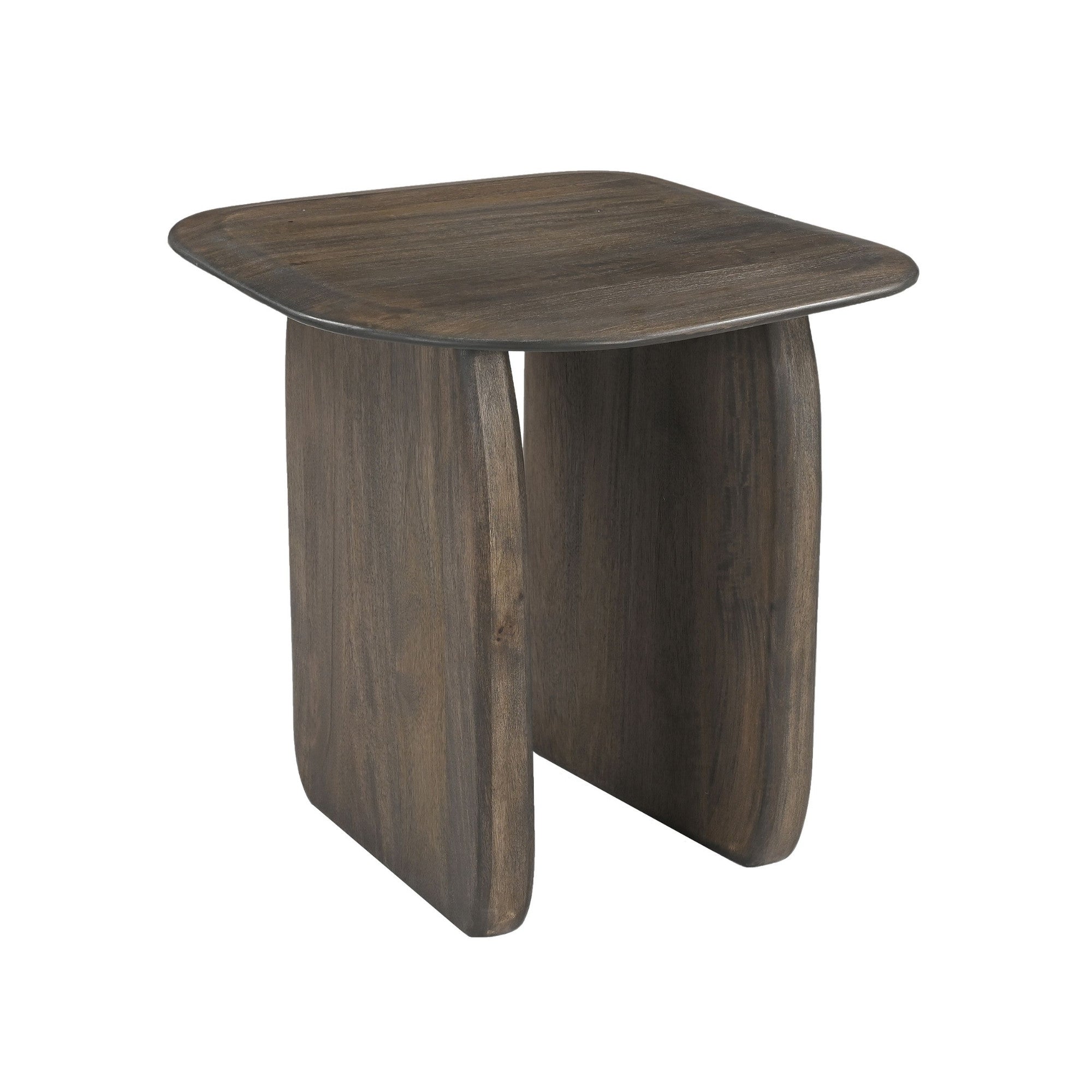 Bazul Organic End Table in Mocha