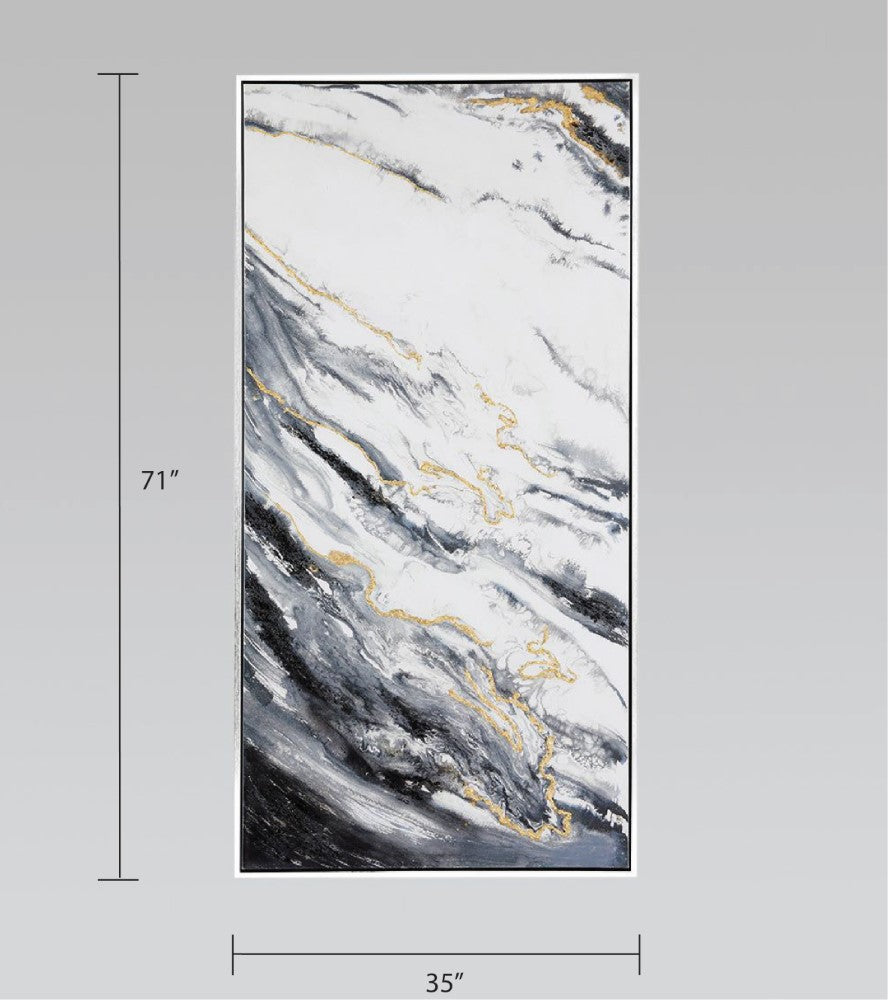 Black Marble Wall Art.