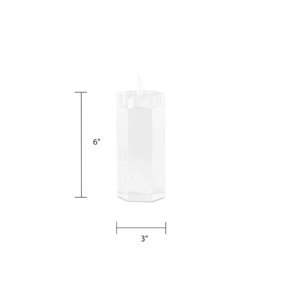 Blaine Acrylic Candle Holders - Set of 2.