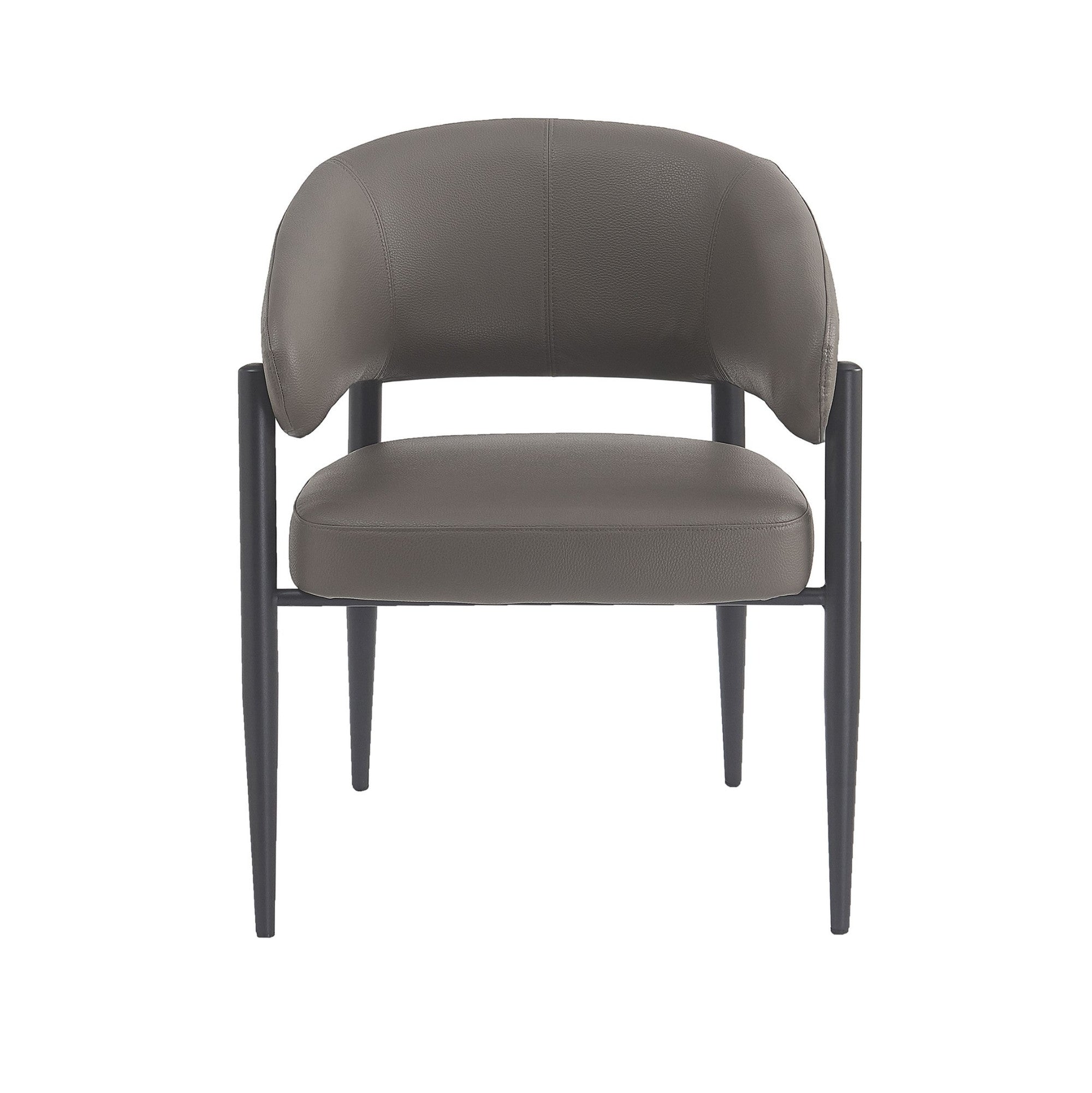 Bronson Dining Chair in Stone and Black (Set of 2)