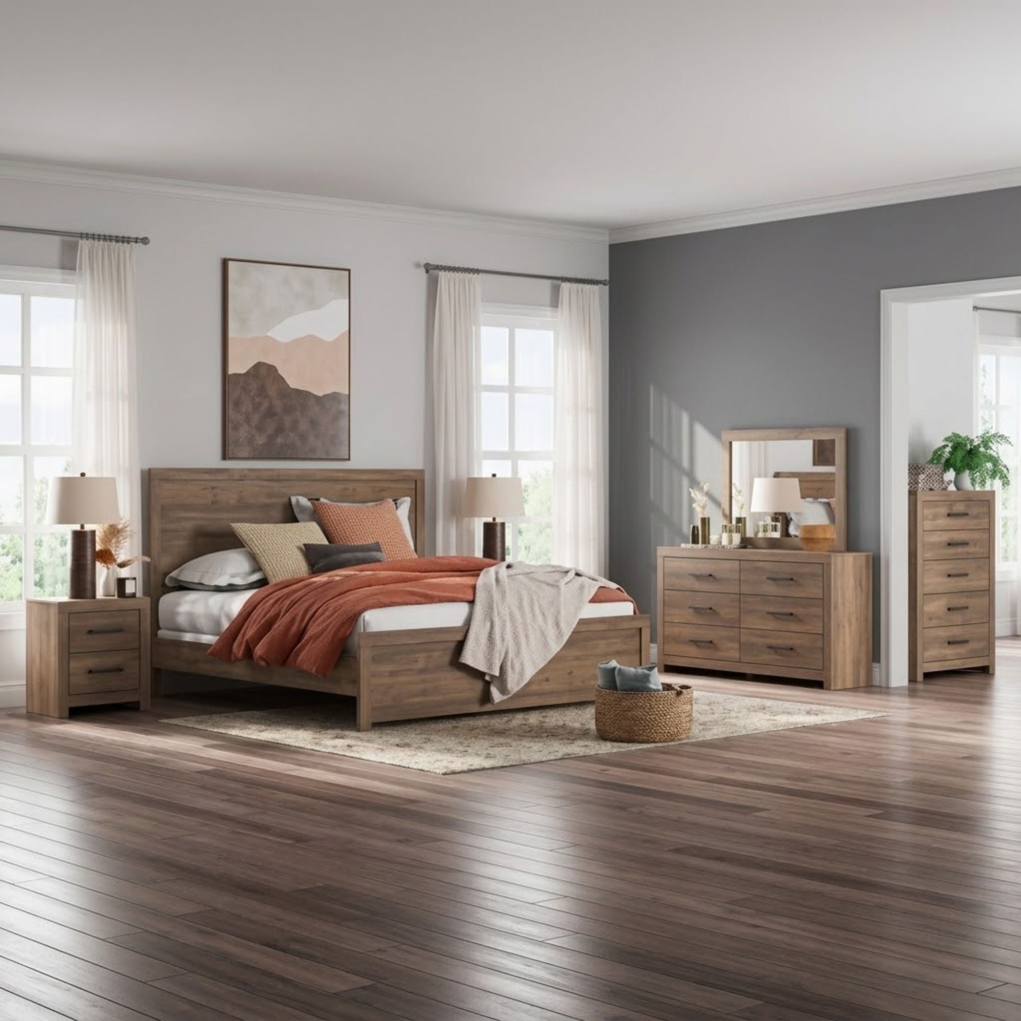 Broachmyn Panel Bedroom Set