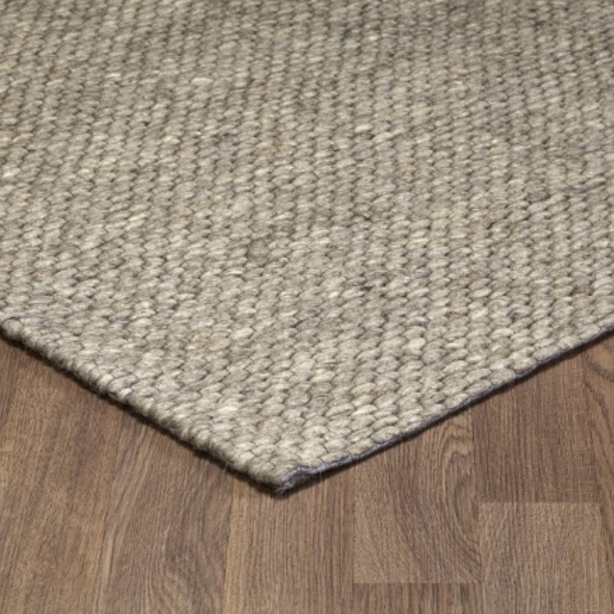 Chinook Handmade Wool Grey Rug.