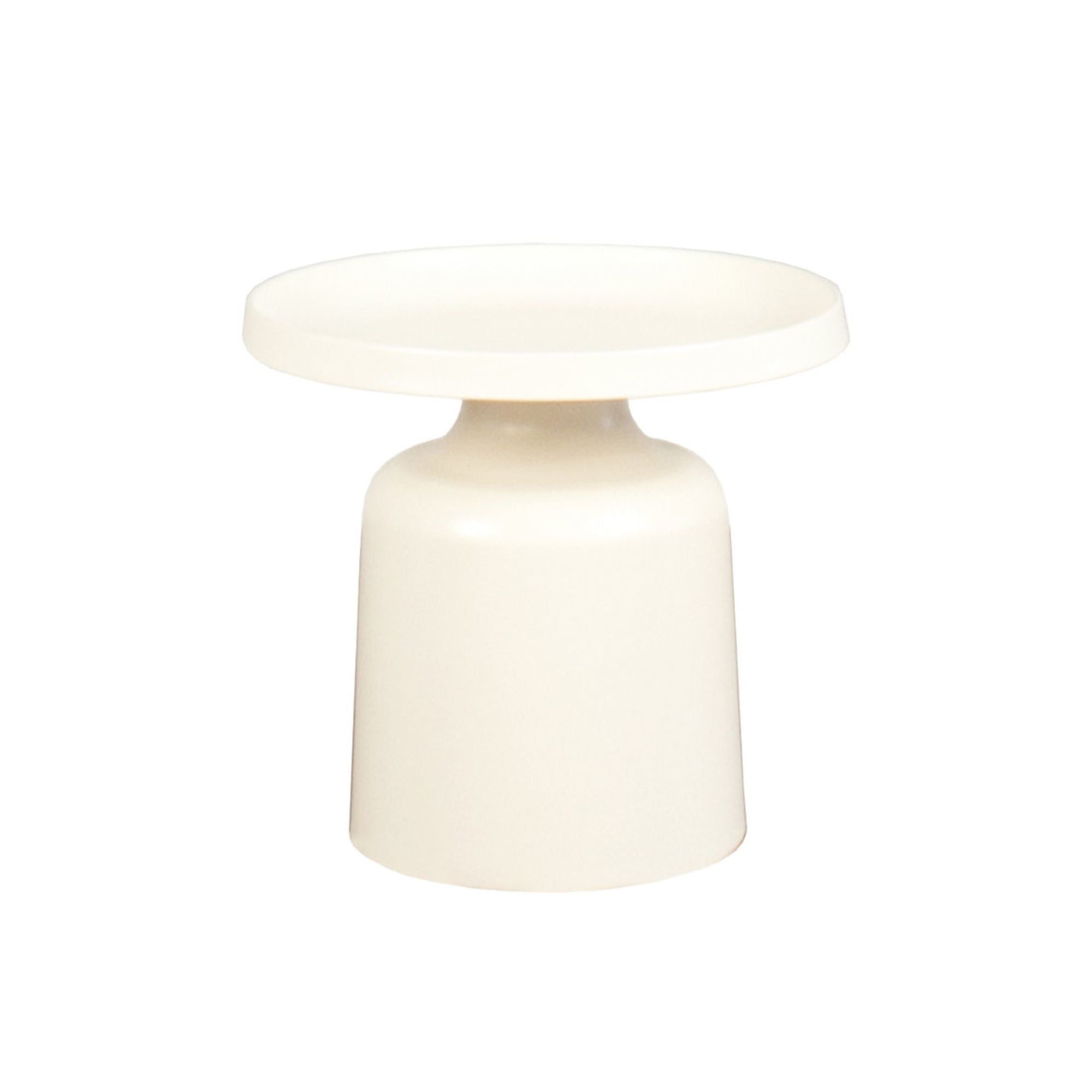Klay End Table in White | CastleUp Experience Centre