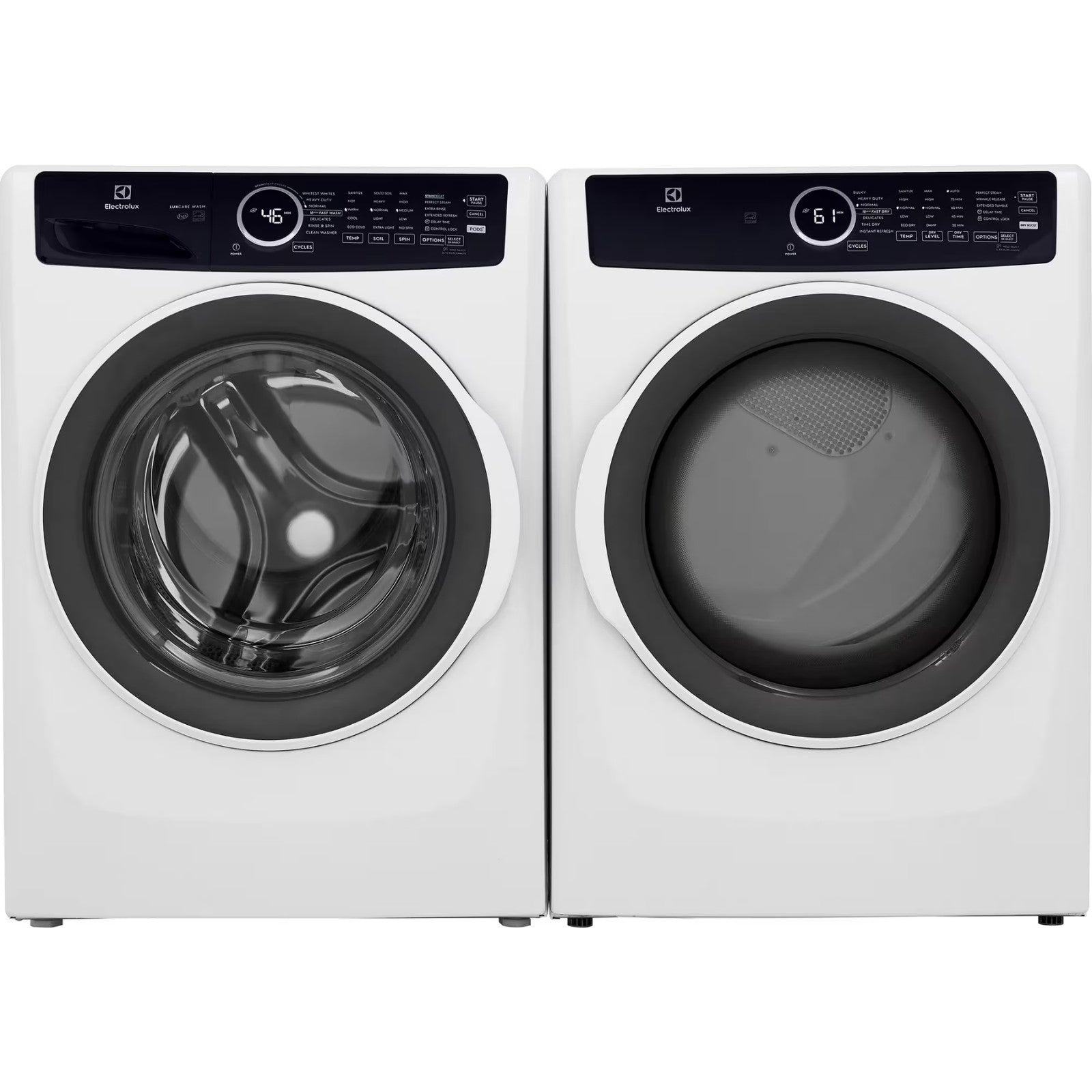 Electrolux Front Load Laundry Pair ELFW7437AW-ELFE743CAW White