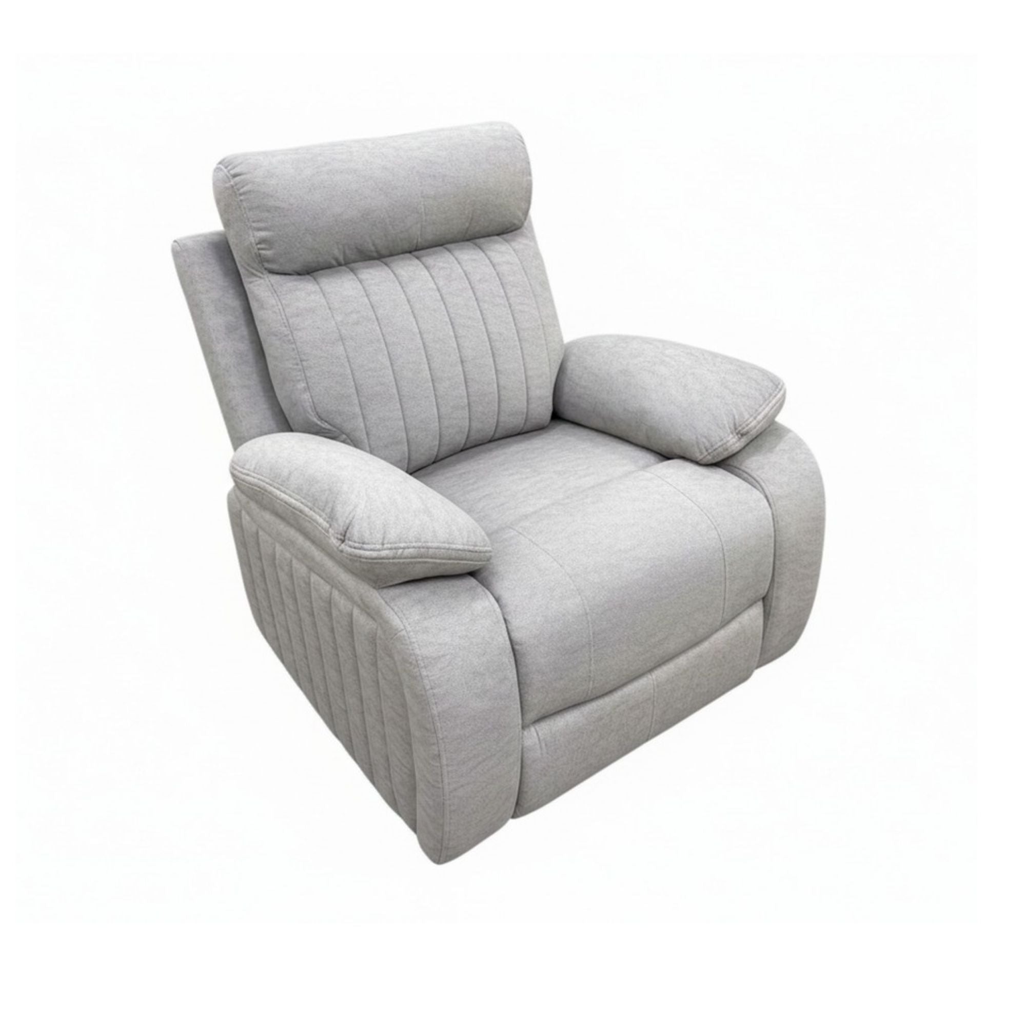 Elyse Glider Recliner Chair in Stone | CastleUp Experience Centre Online Furniture