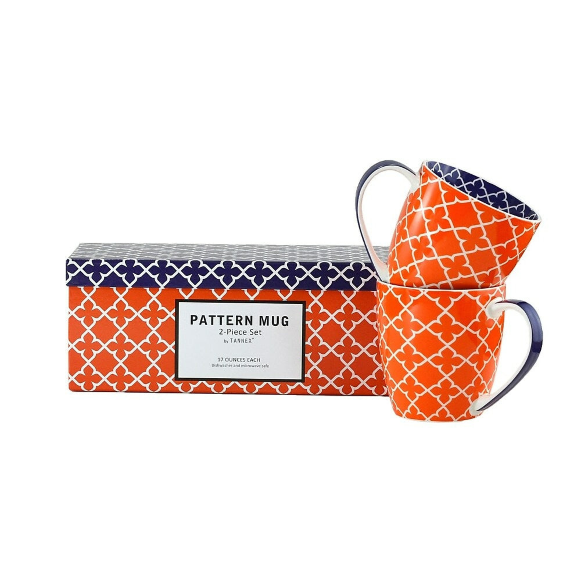 Tannex Coffee Mug Set in Orange (Set of 2) | CastleUp Experience Centre Online Furniture