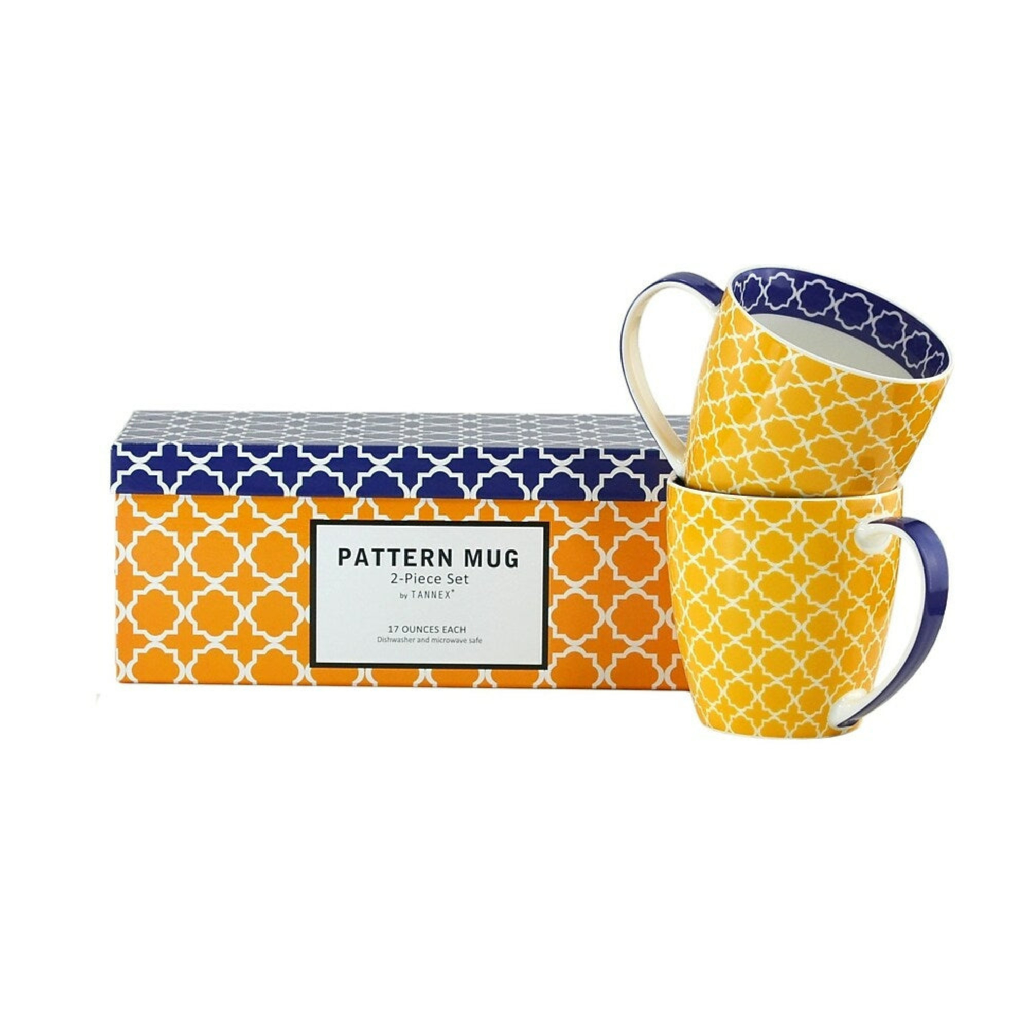 Tannex Coffee Mug Set in Yellow (Set of 2) | CastleUp Experience Centre Online Furniture