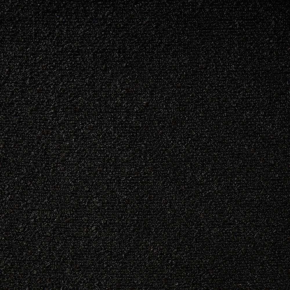 Ezra Dining Chair Black Boucle.