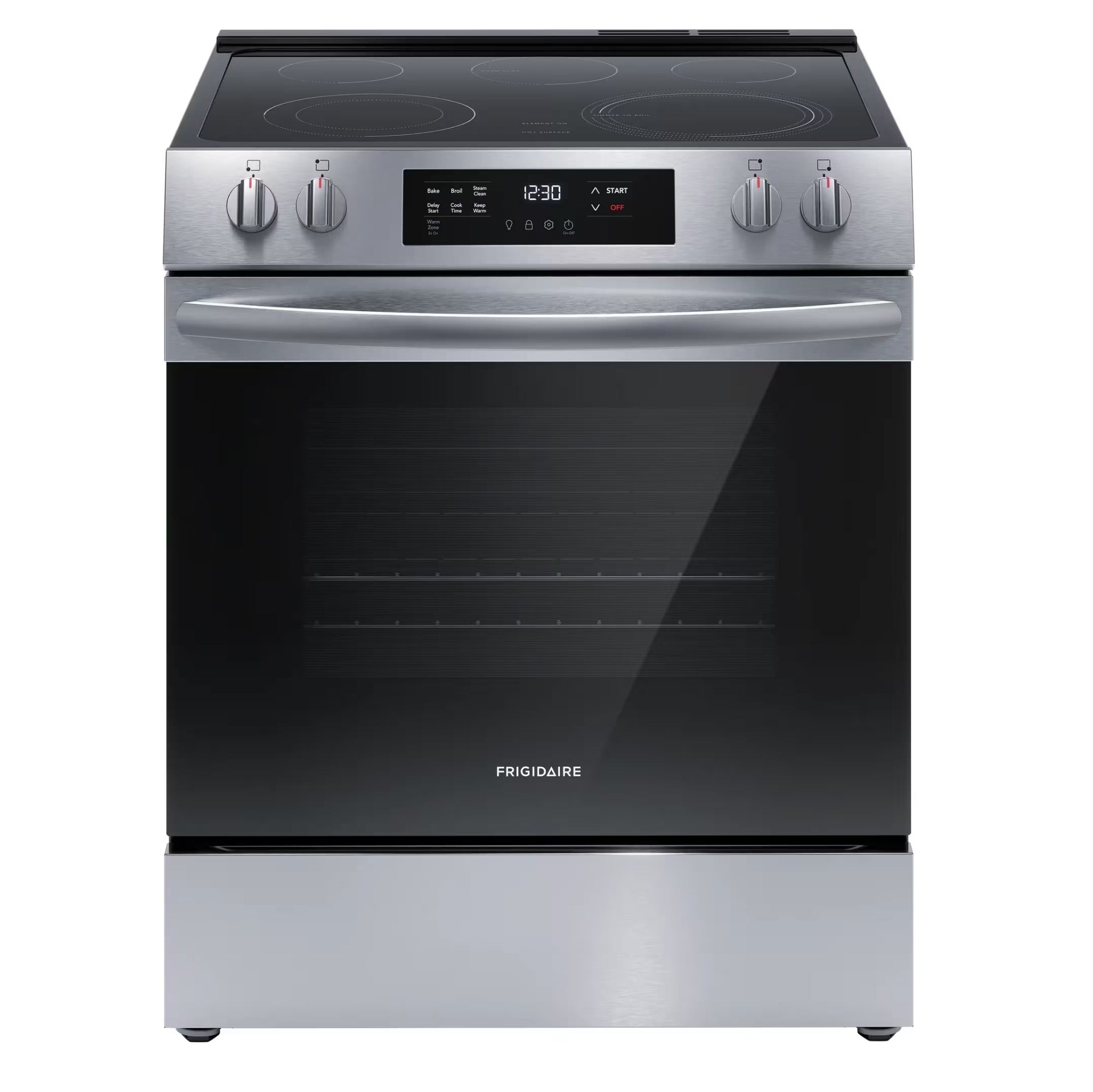 Frigidaire FCFE306CAS 30-Inch Front-Control Electric Range Stainless Steel