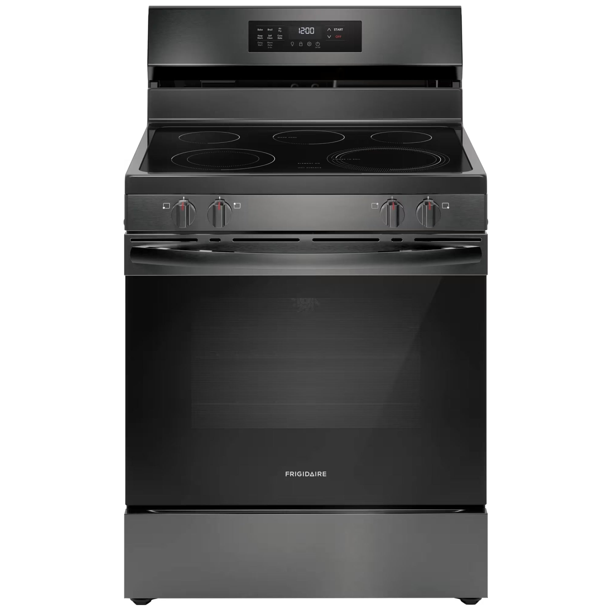 Frigidaire FCRE308CAD 30-Inch Electric Range with Air Fry Black Stainless Steel