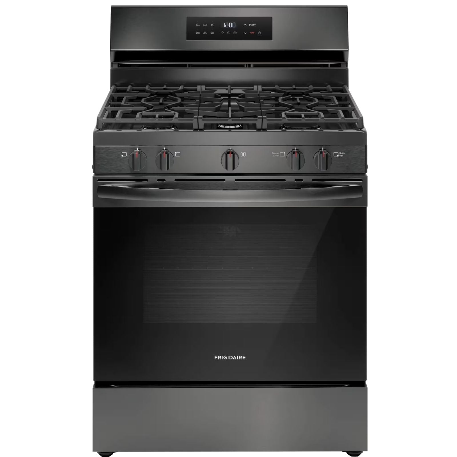 Frigidaire FCRG3083AD 30-Inch Gas Range with Air Fry Black Stainless Steel