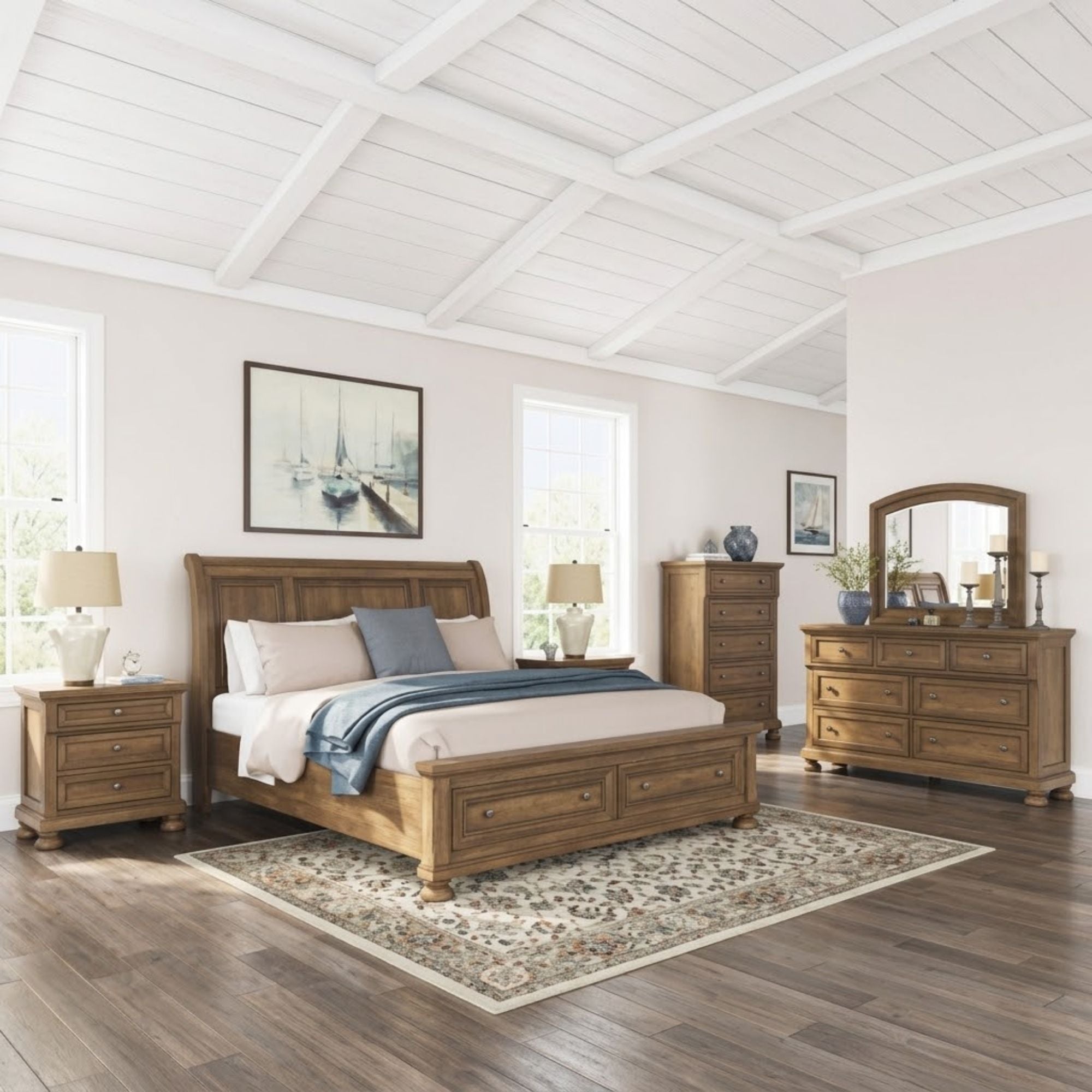 Feddinger Storage Sleigh Bedroom Set
