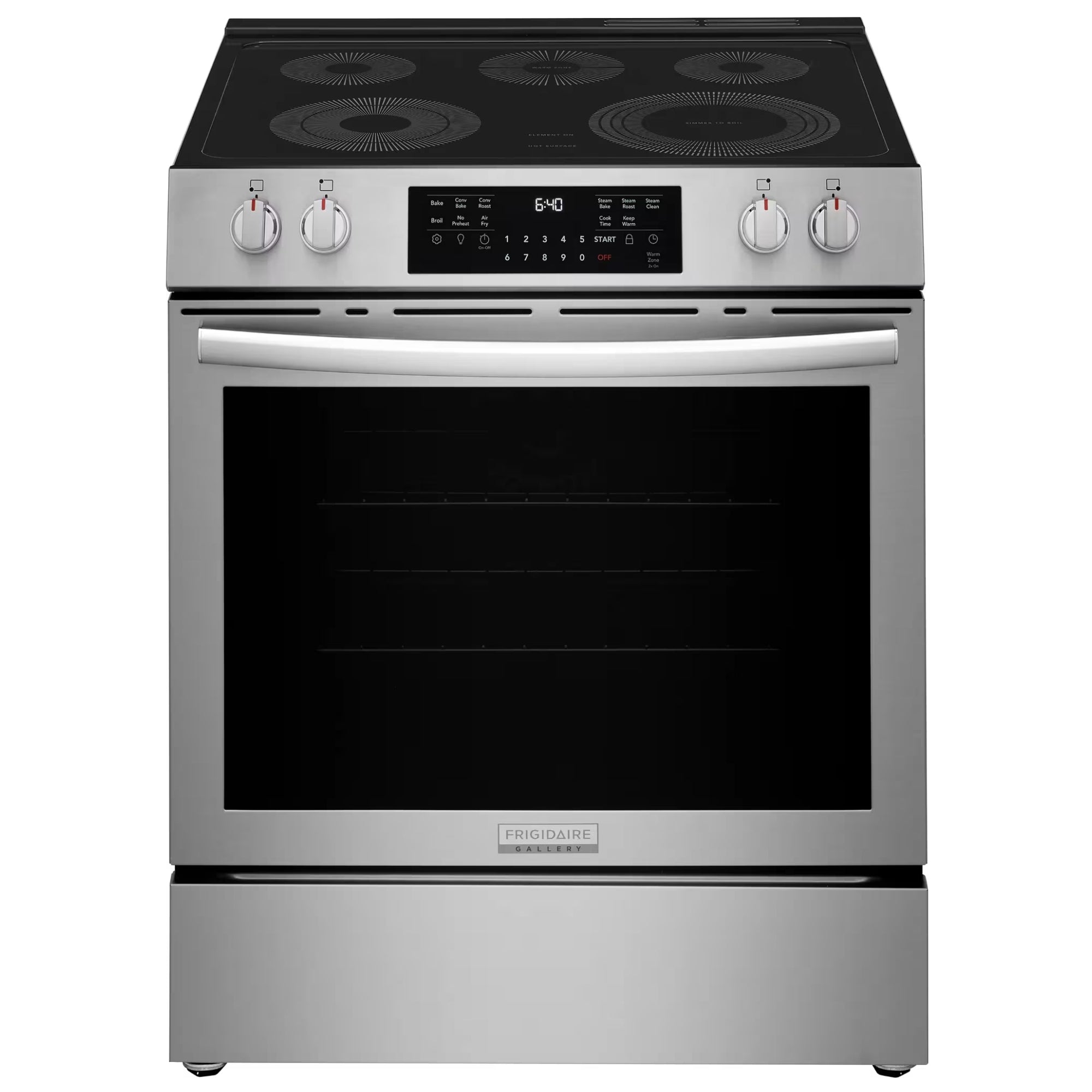 Frigidaire Gallery GCFE305CBF 30-Inch Front-Control Electric Range with Total Convection Stainless Steel