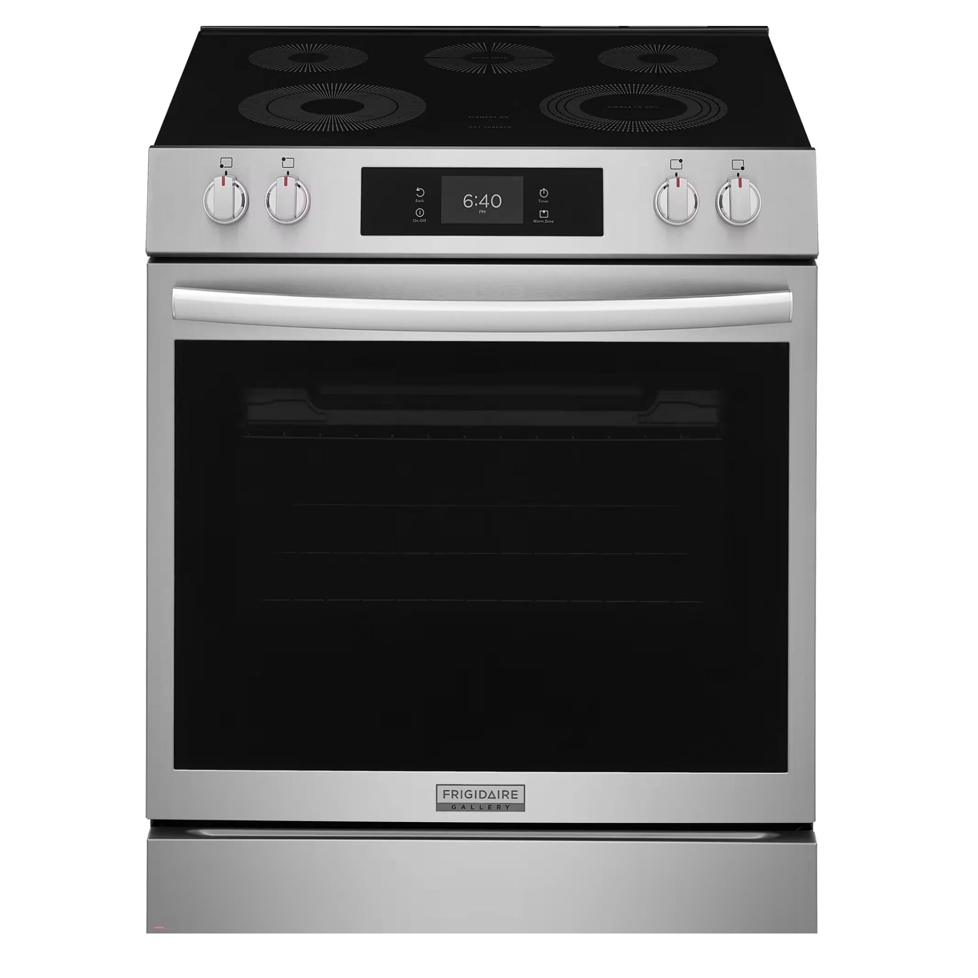 Frigidaire Gallery GCFE307CBF 30-Inch Electric Range with Stone-Baked Pizza Stainless Steel
