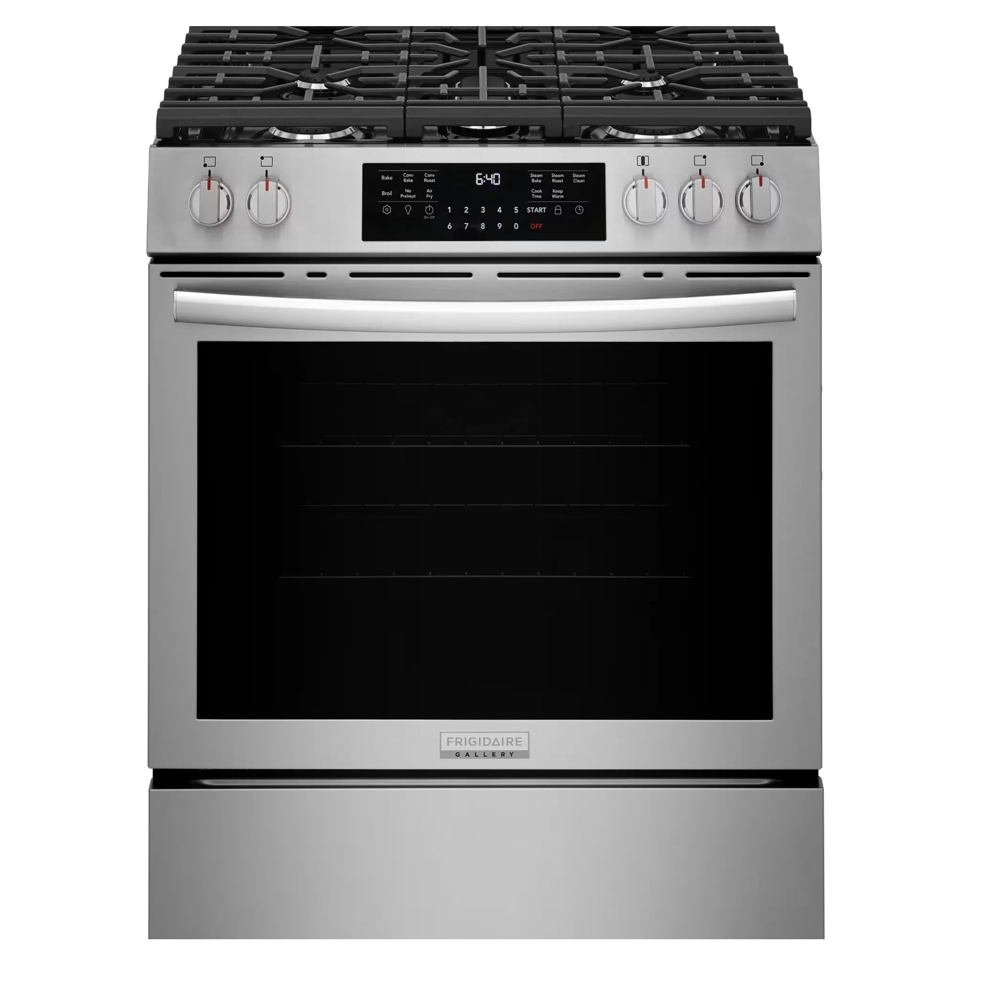 Frigidaire Gallery GCFG3059BF 30-Inch Front-Control Gas RangeStainless Steel