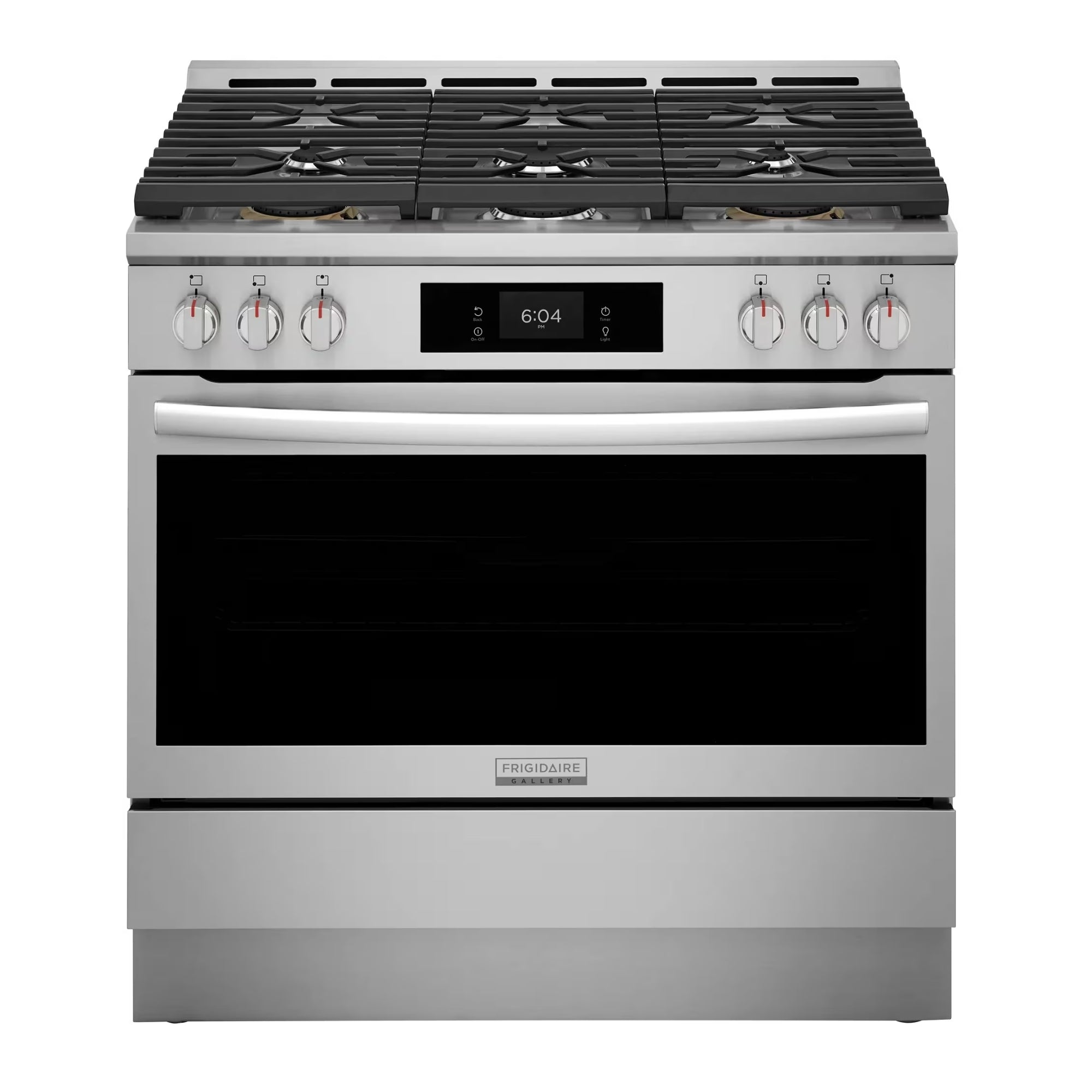 Frigidaire Gallery GCFG3661AF 36-Inch Gas Range with Air Fry and Total Convection Stainless Steel