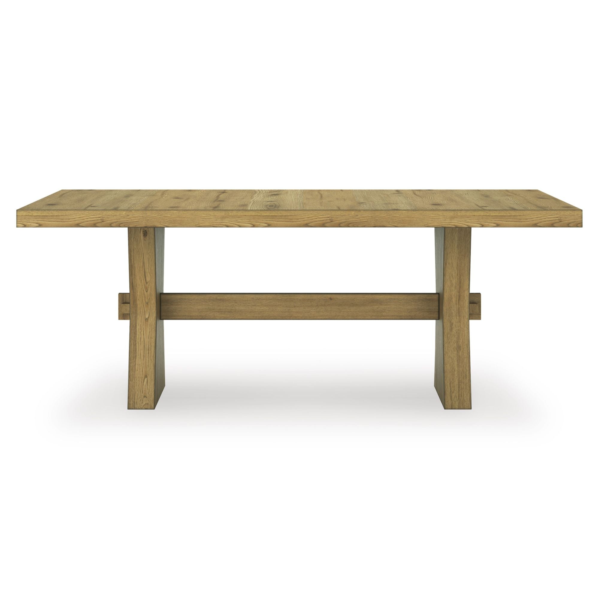Rectangular Galliden dining table by Signature Ashley, showcasing a wooden surface and sturdy legs in a modern kitchen setting.