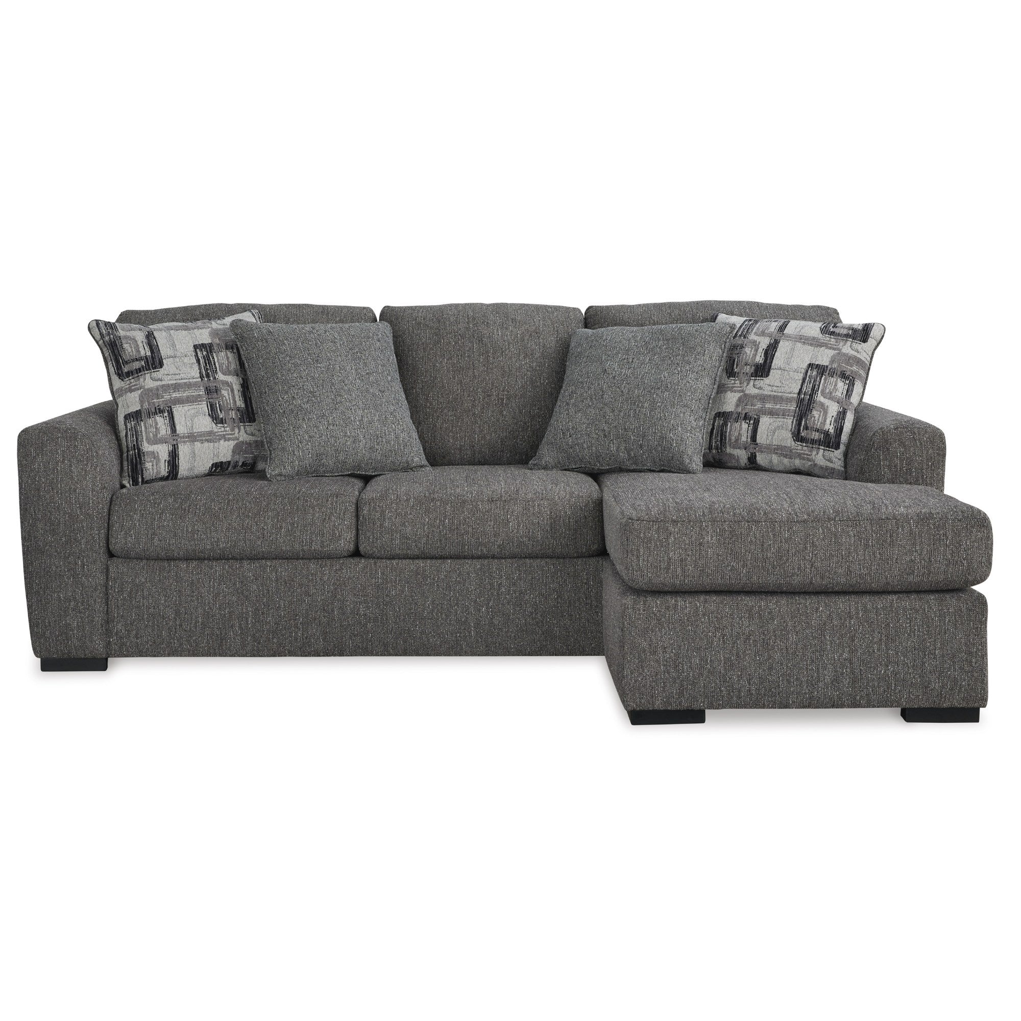 Gardiner Reversible Sofa Chaise in Pewter