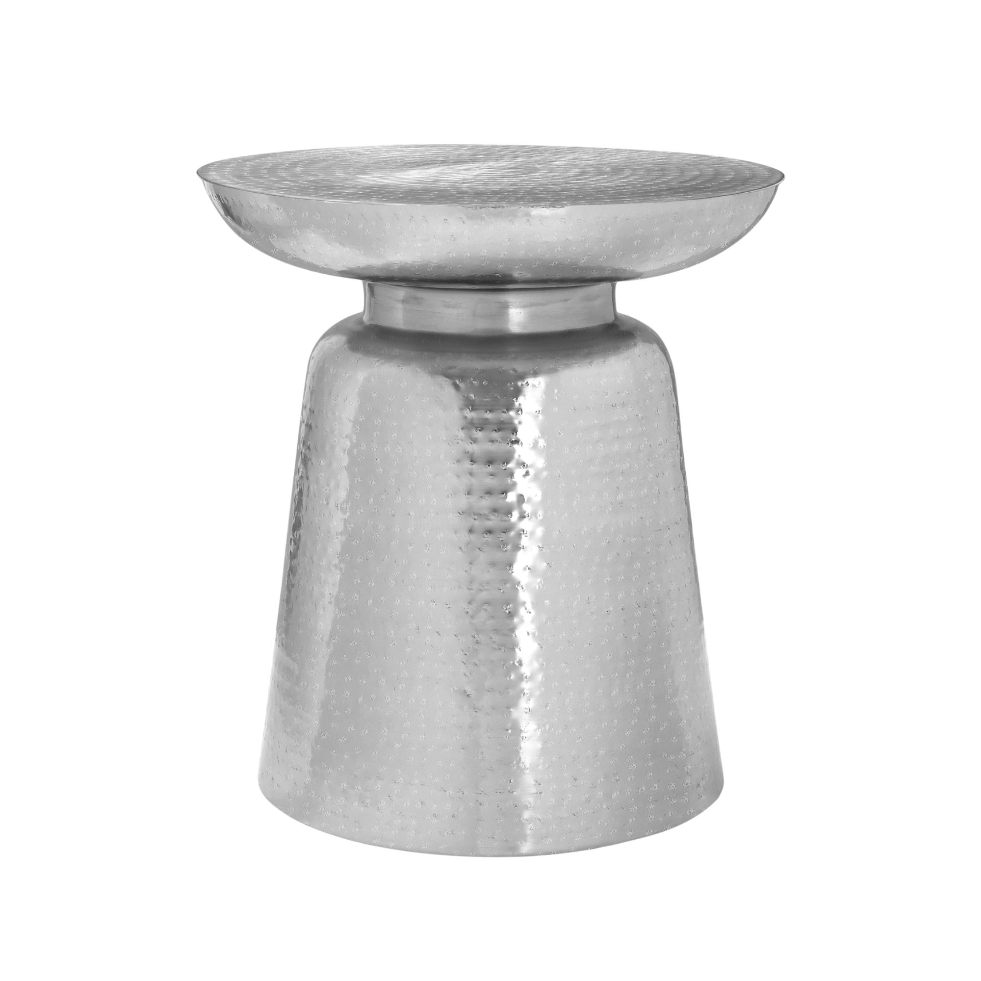 Gray Orvian Accent Table by Monarch Specialties featuring a sleek modern design and smooth surface.