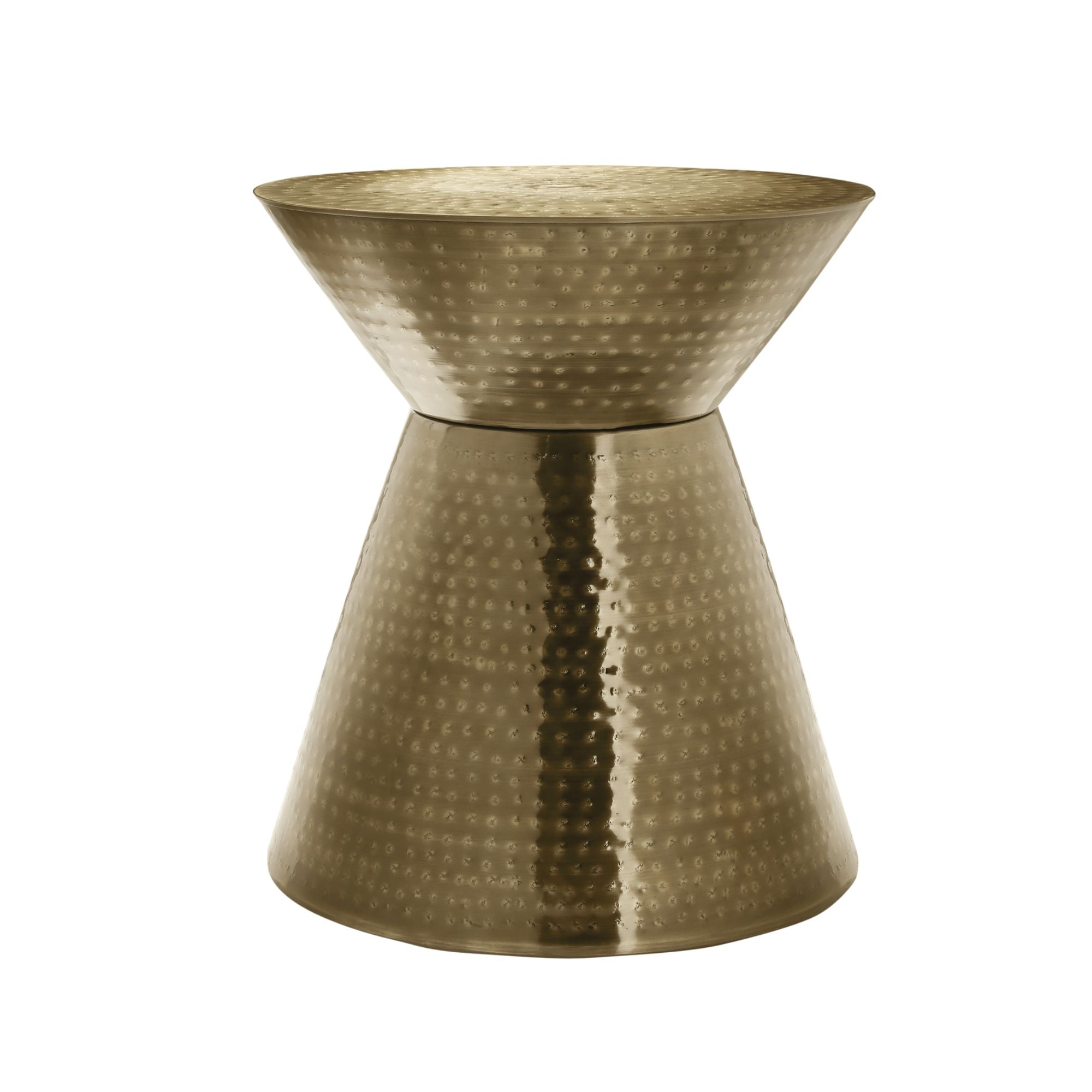 Gold Luxen accent table by Monarch Specialties with sleek design and round top, perfect for modern living spaces.