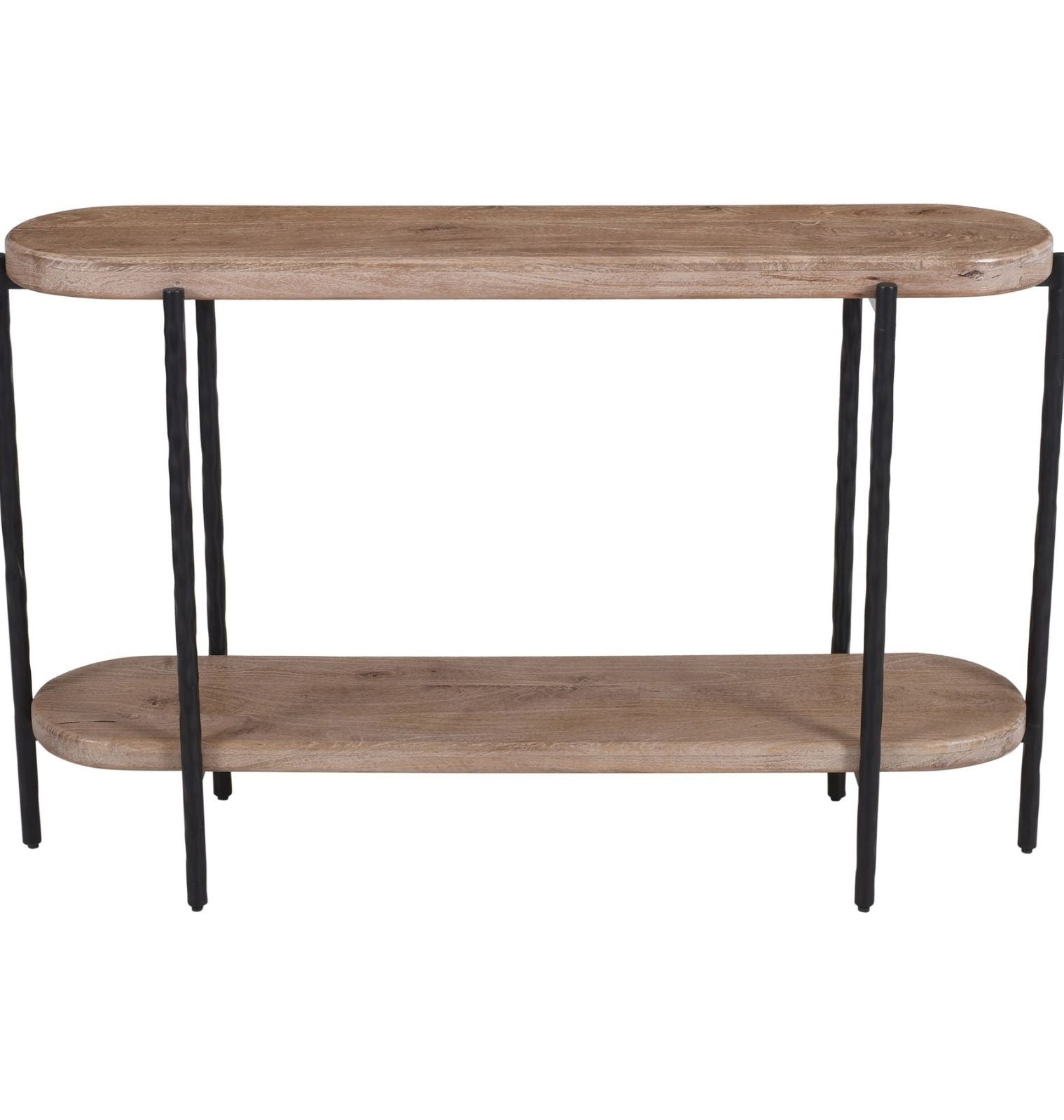 Johar 52" Console Table in Natural and Black