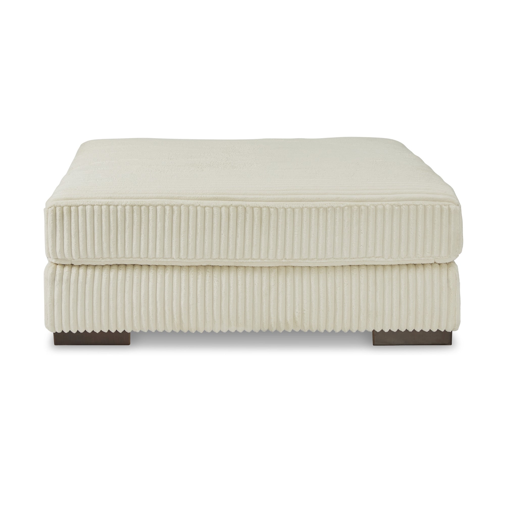 Lindyn Oversized Accent Ottoman Ivory
