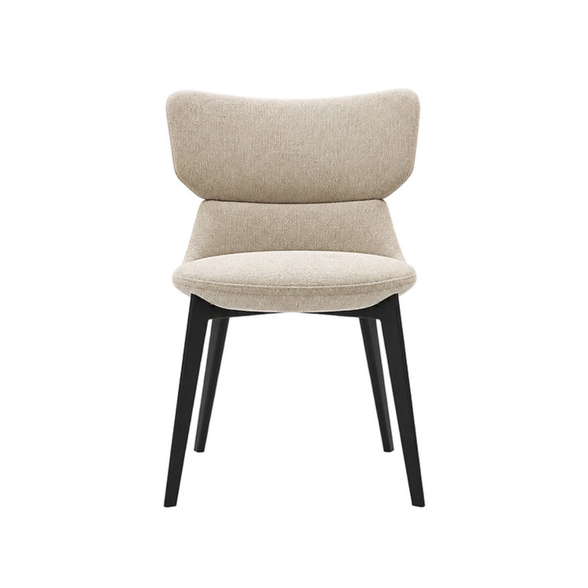 Liora Chair Pair Soft Chenille Beige