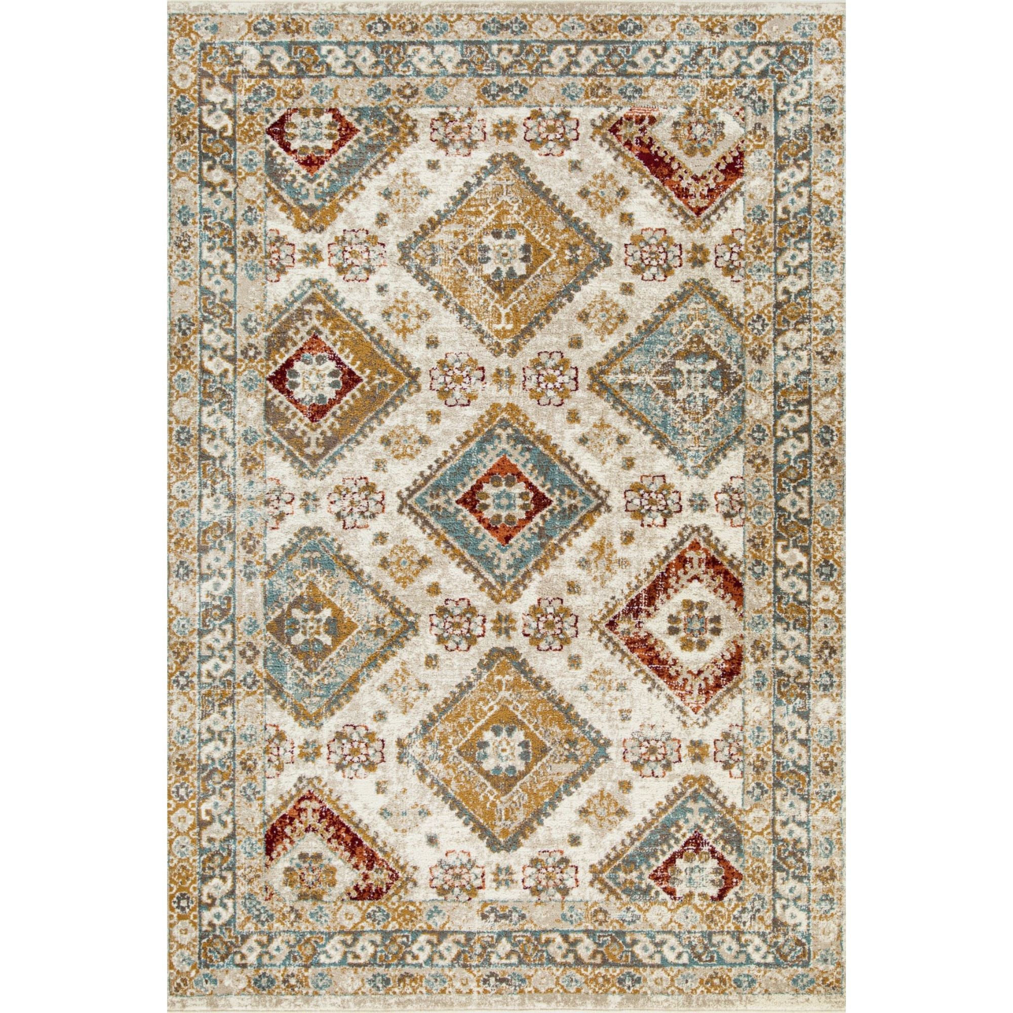 Maisha Area Rug in Cream/Grey /Taupe | CastleUp Experience Centre