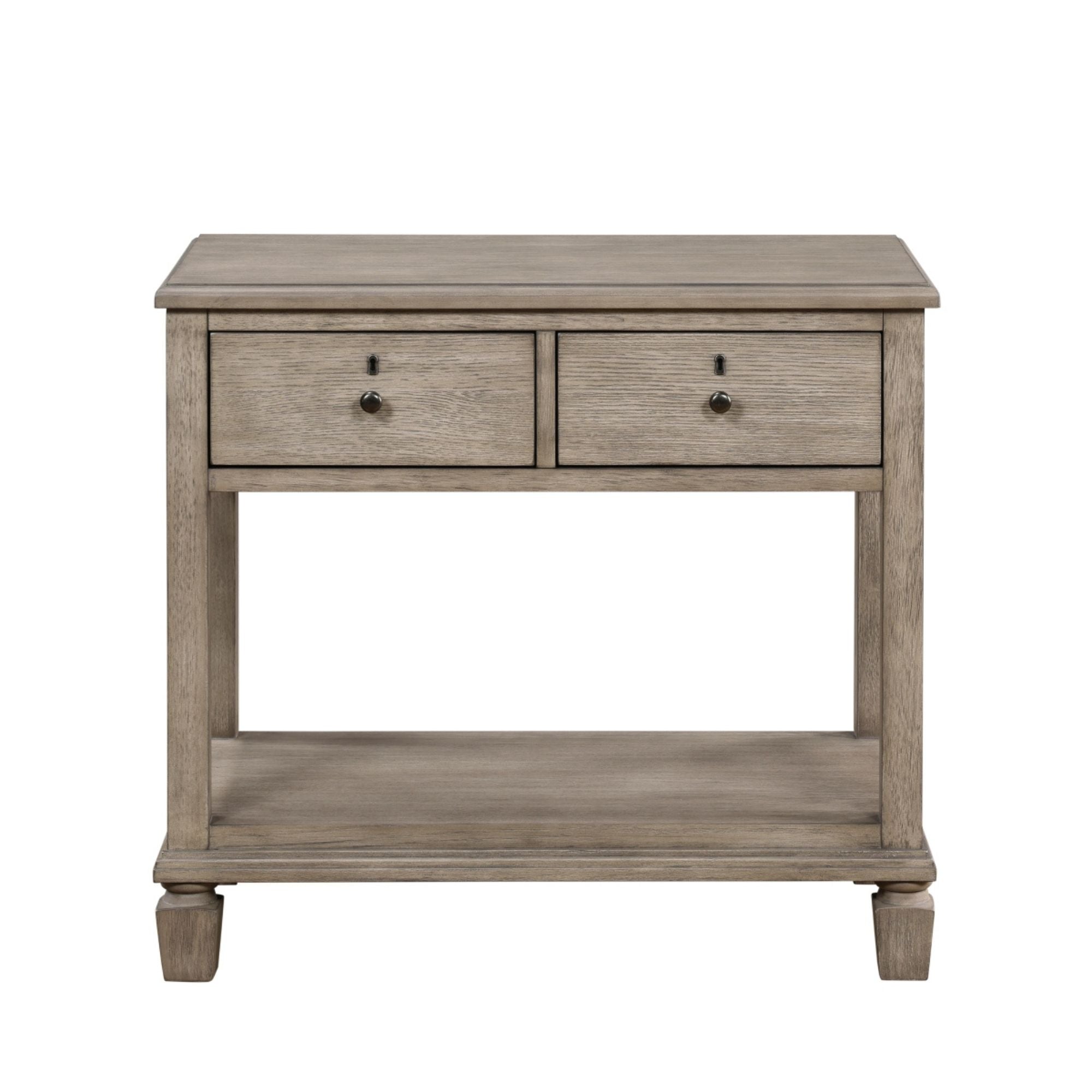 MAZ Marceline Nightstand with sleek wooden finish, modern design, and single drawer for bedroom storage.