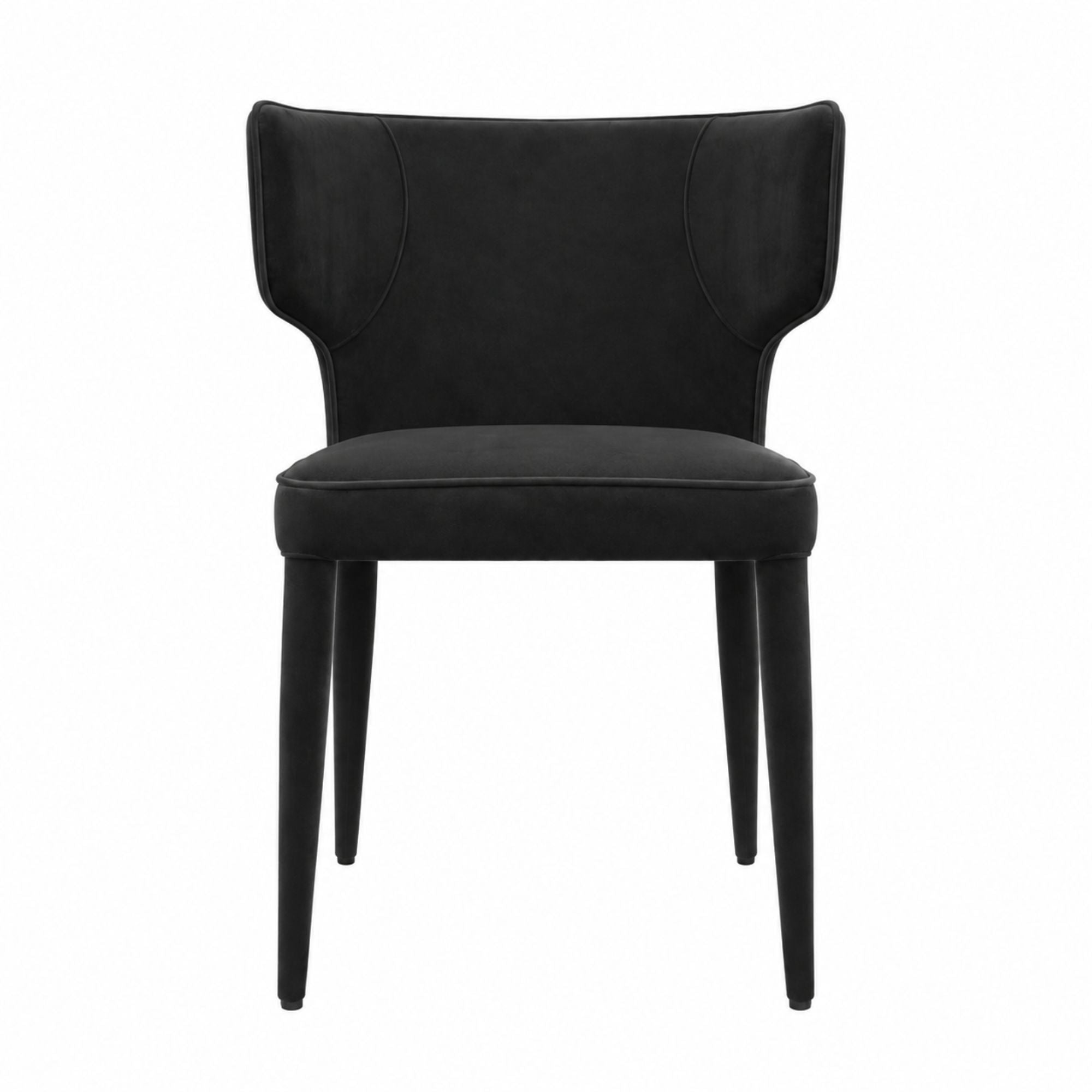 Melore Dining Chair Black Velvet