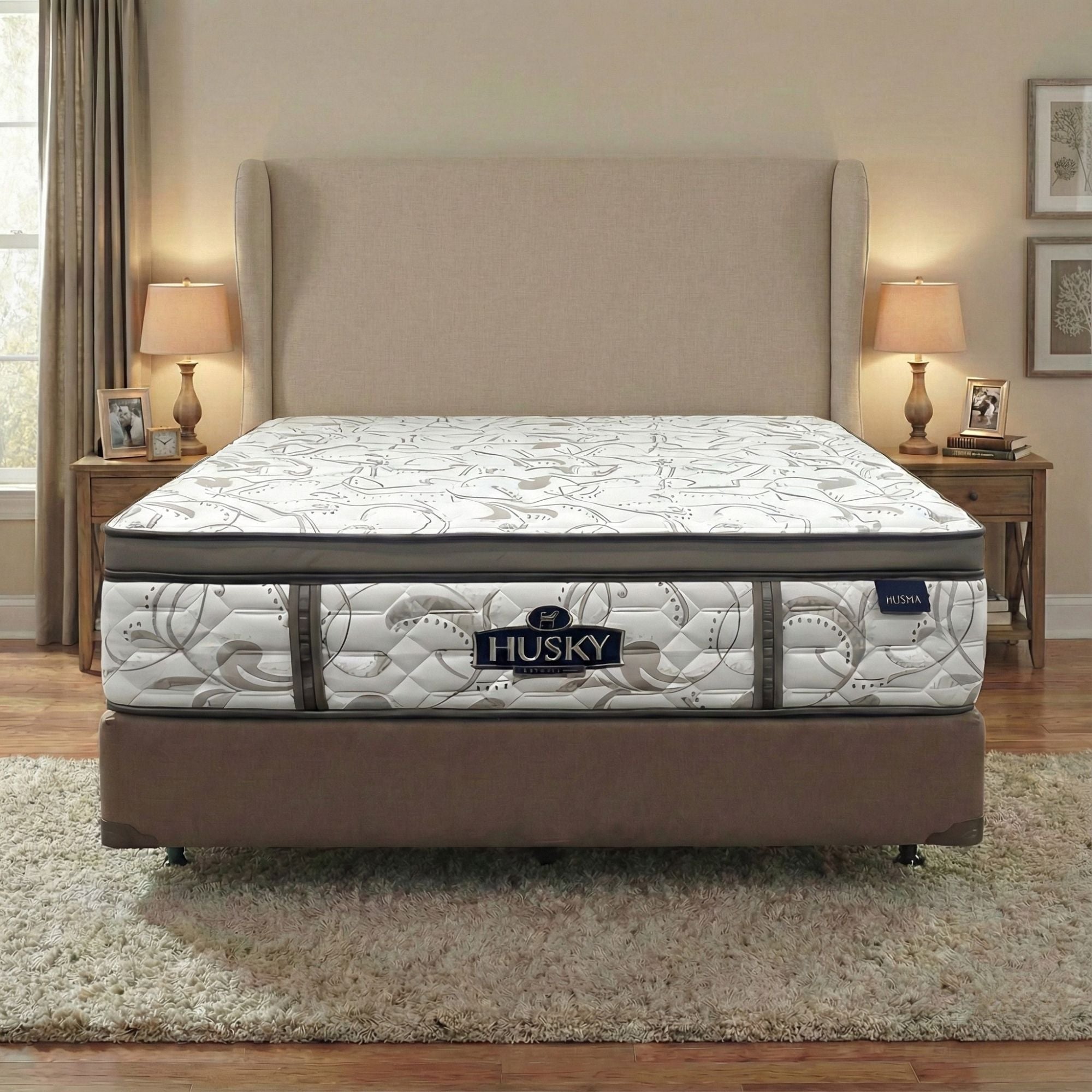 Misha 13.5" Euro Top Hybrid Mattress Collection | CastleUp Experience Centre