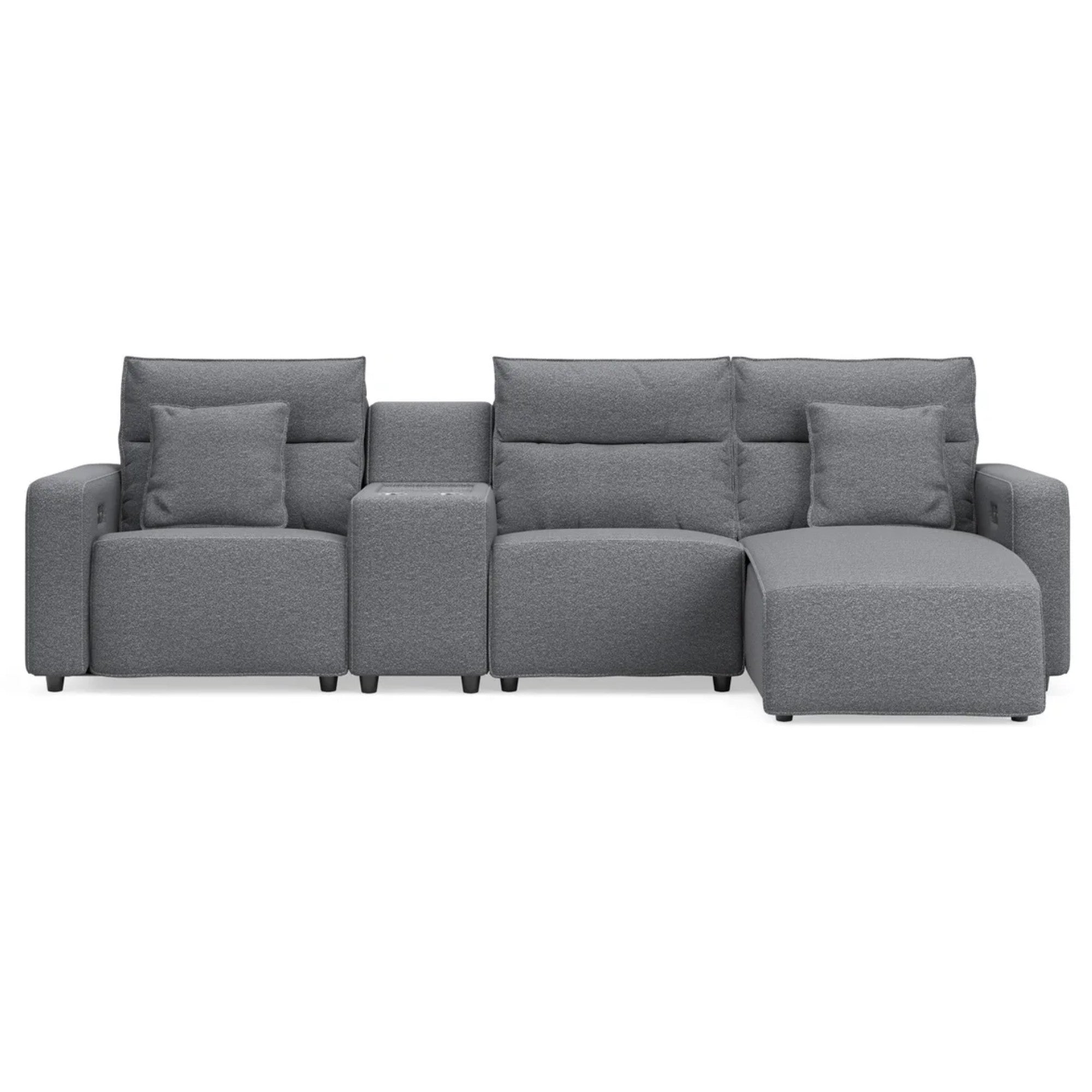 Modmax II 4-Piece Power Reclining Sectional with Chaise and Console